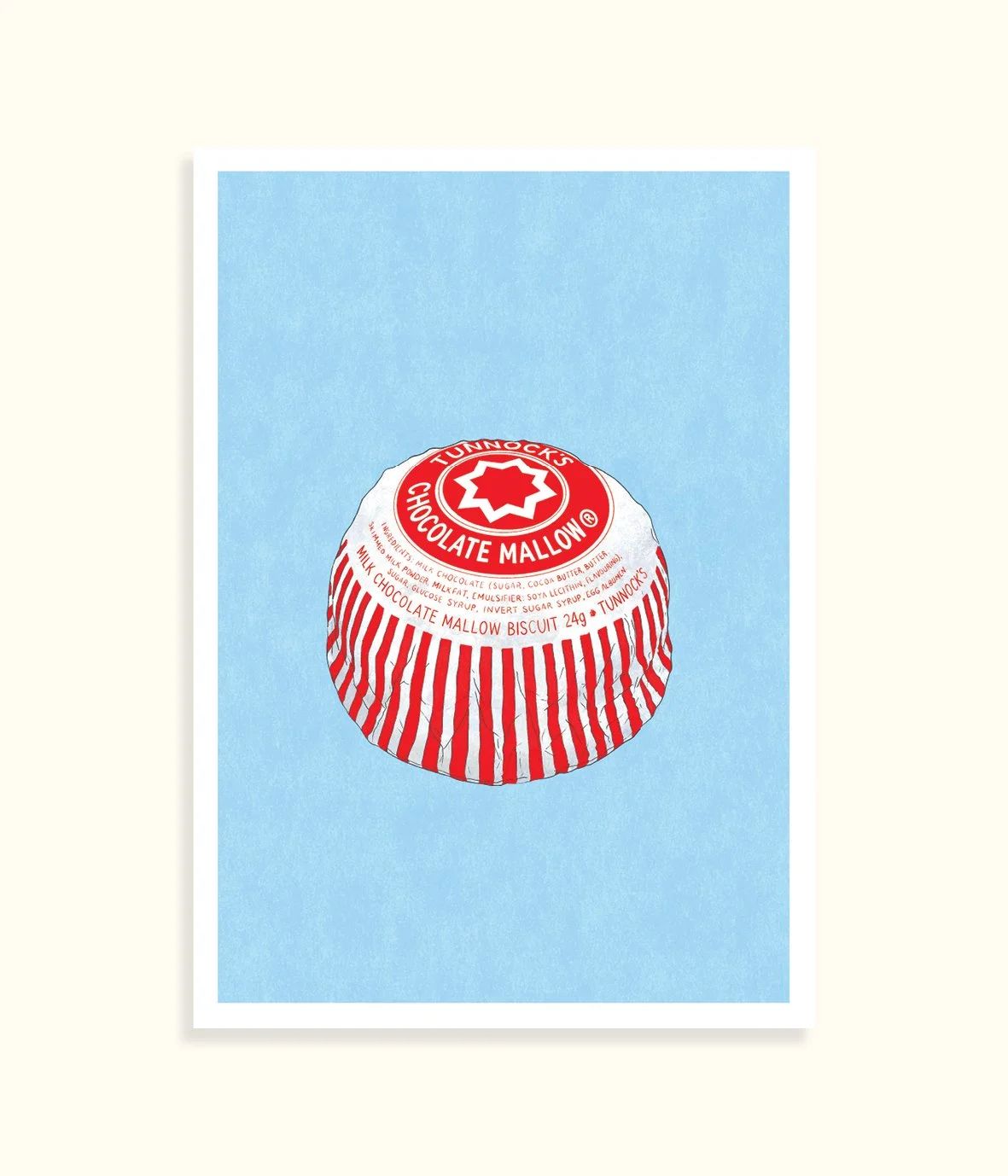 Tunnock's Teacake print