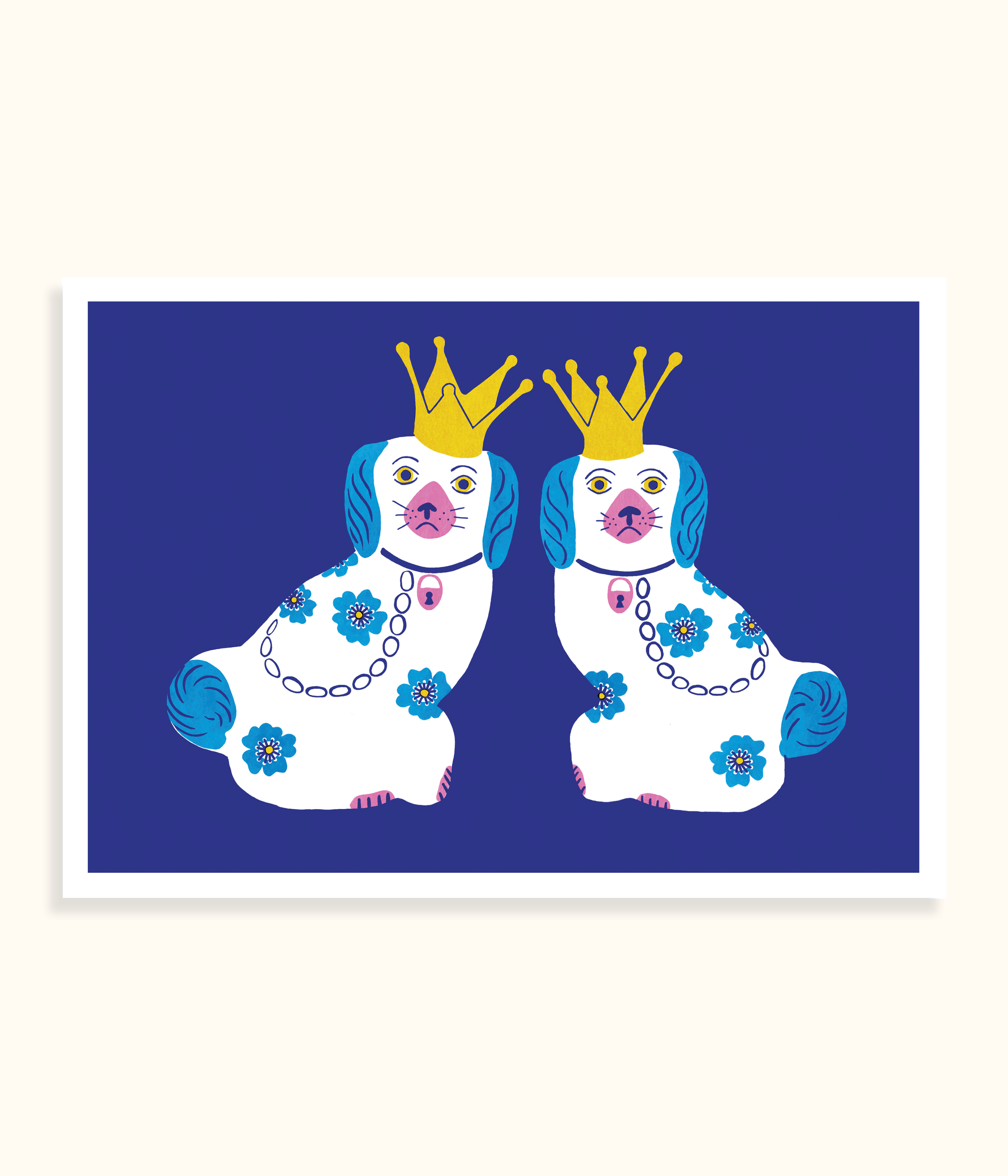 Wally dugs – Stanley and Daphne print