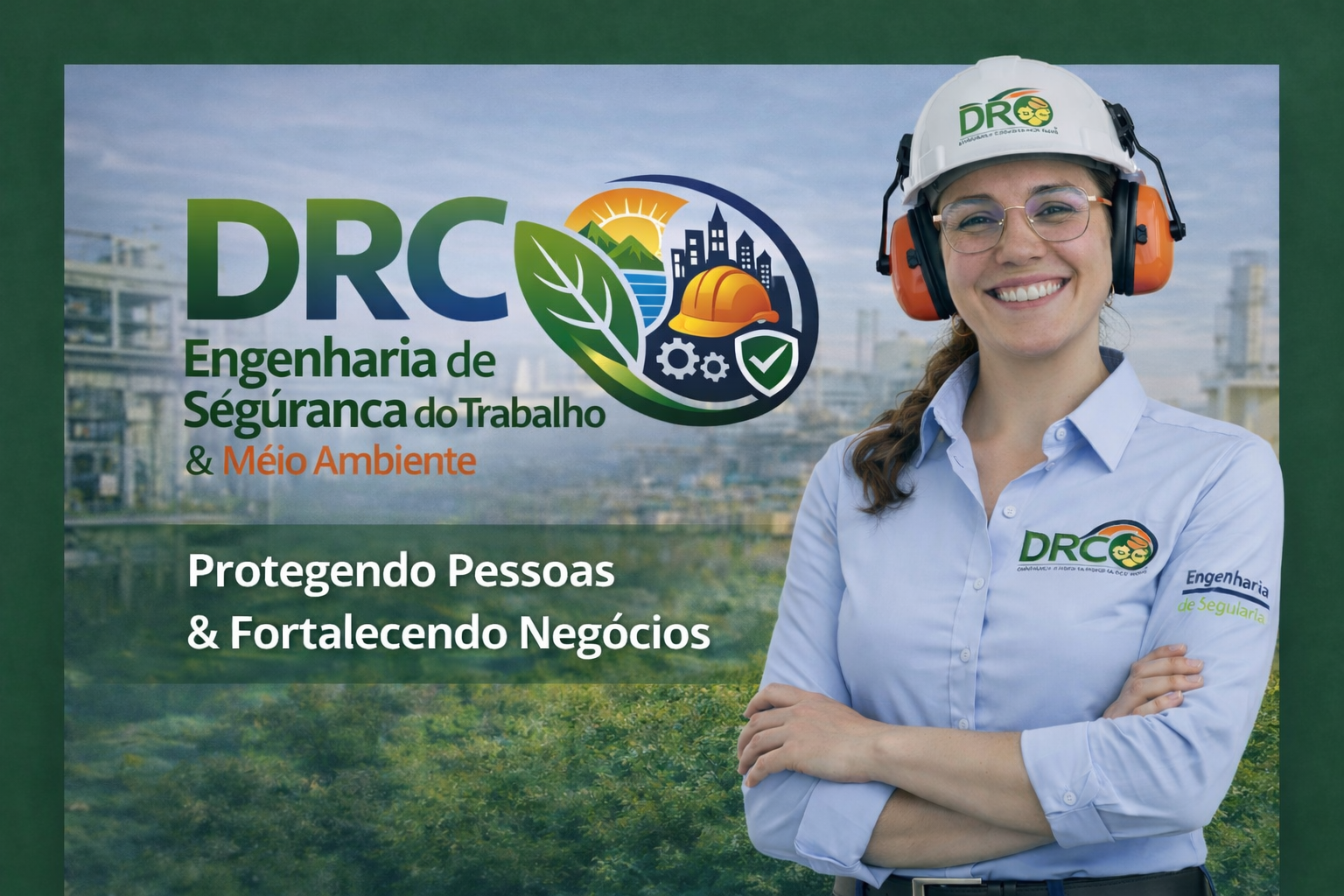 DRC Engenharia de Segurança do Trabalho e Meio Ambiente. 
Protegendo Pessoas & Fortalecendo Negócioas