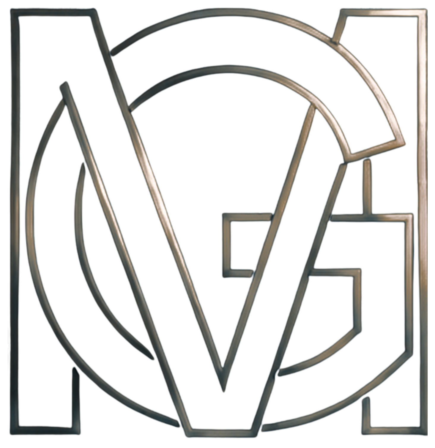 Logotipo da Verizon com um símbolo de 'V' estilizado em linhas pretas e fundo de cores variadas.