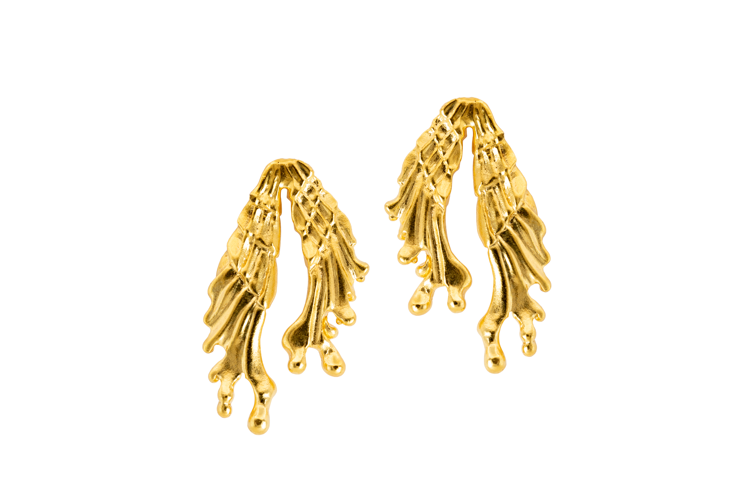 Icarus earrings - Gold vermeil