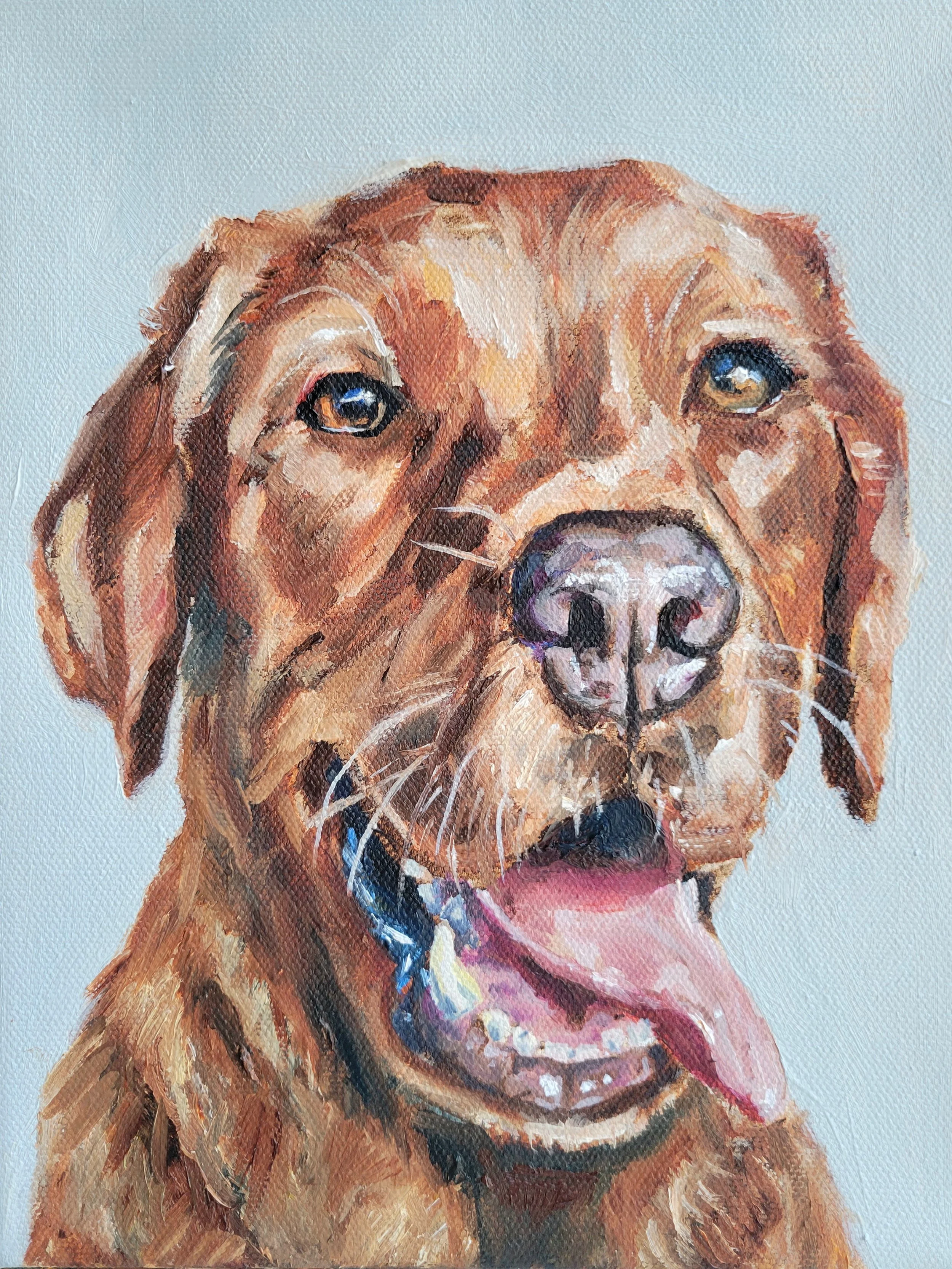 Goldador II, 8"x10", Oil on Canvas 
SOLD