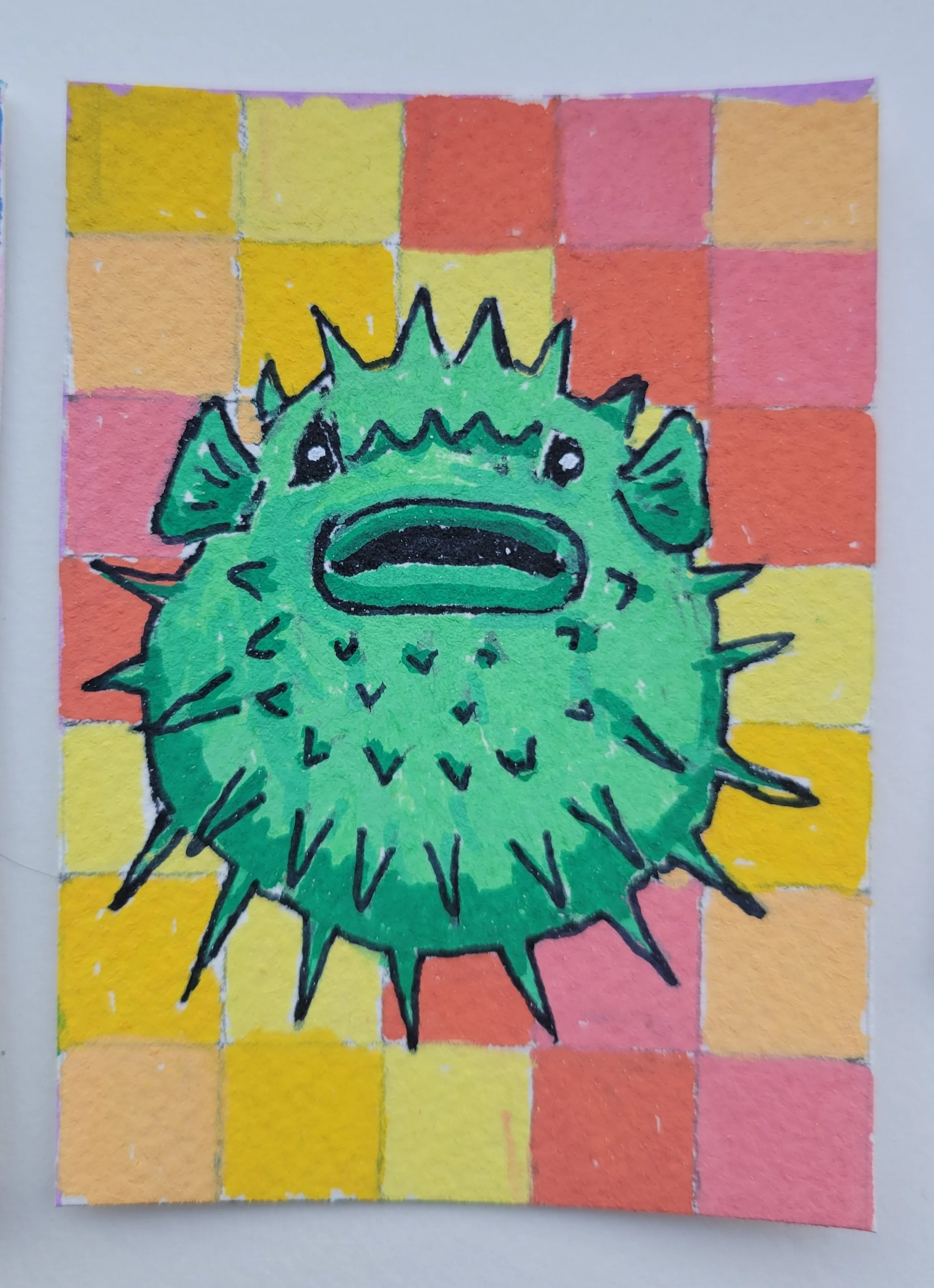Puffer Fish Study- ACEO