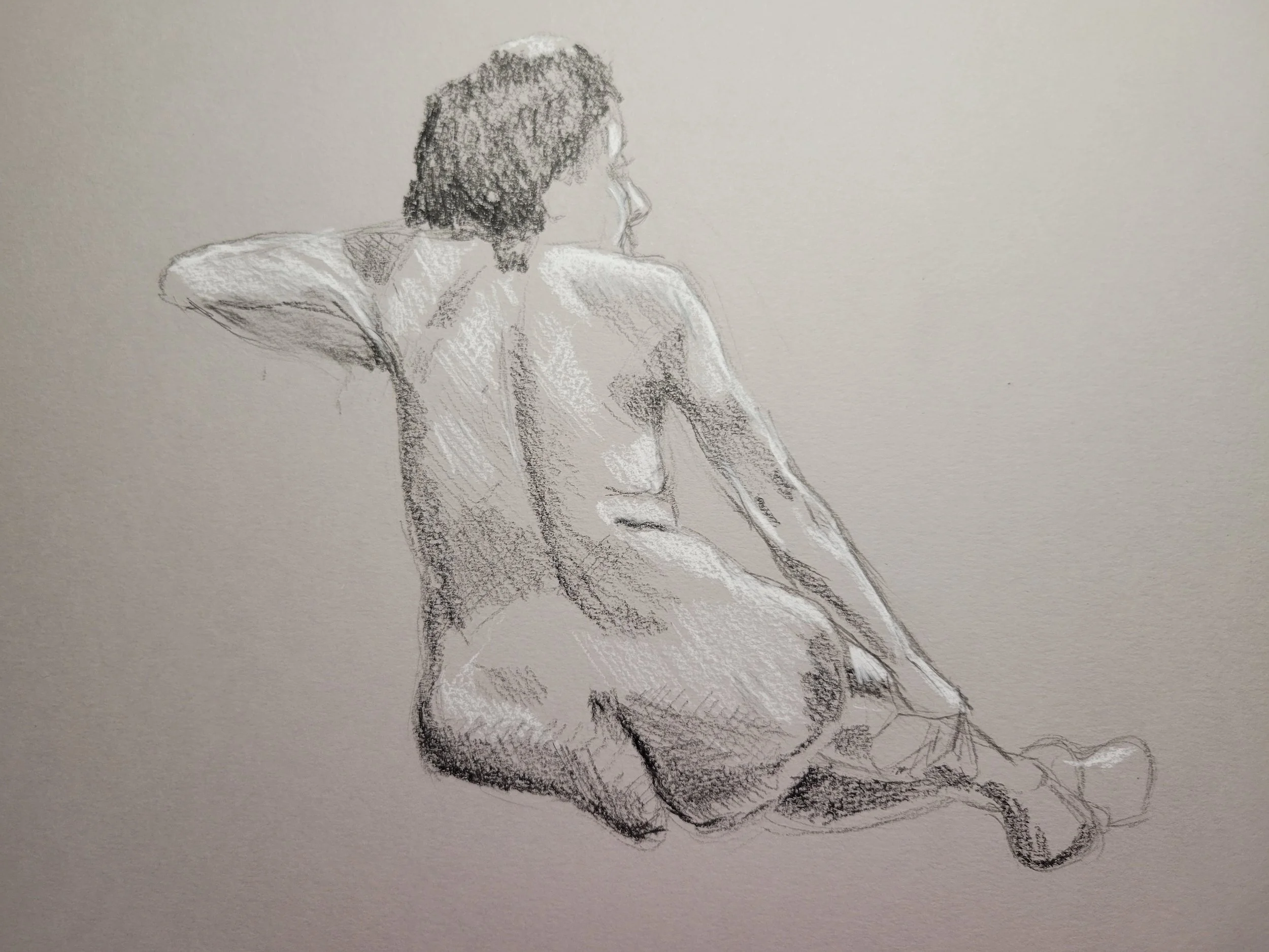 Figure Study II, 14"x11", Pastel on toned paper
AVAILABLE 