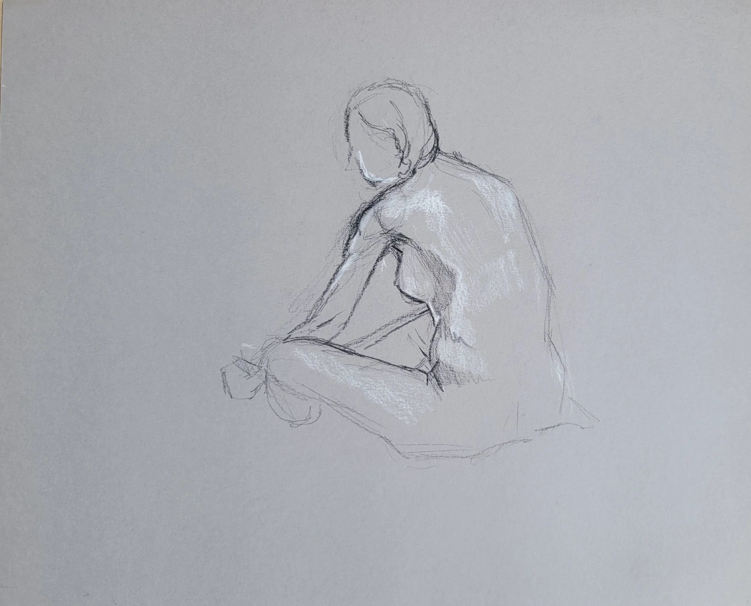 Figure Study IV, 14"x11, Pastel on toned paper
AVAILABLE 