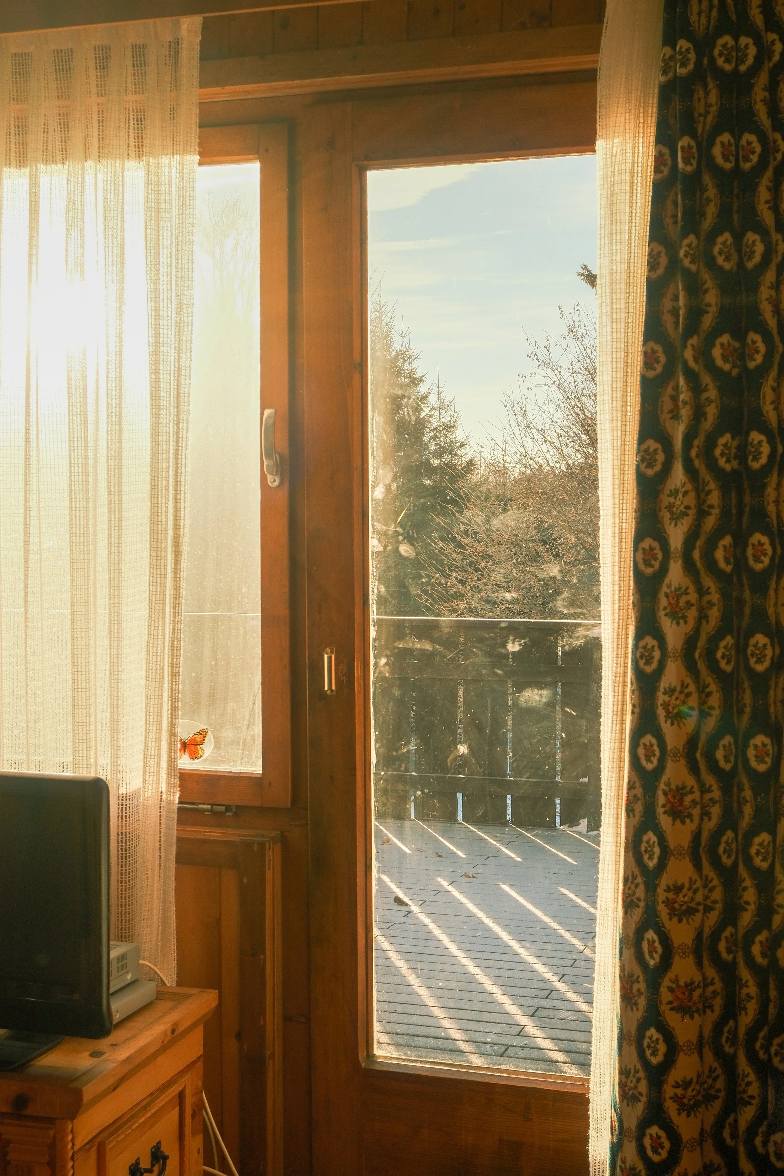 Airbnb winter views in Austria