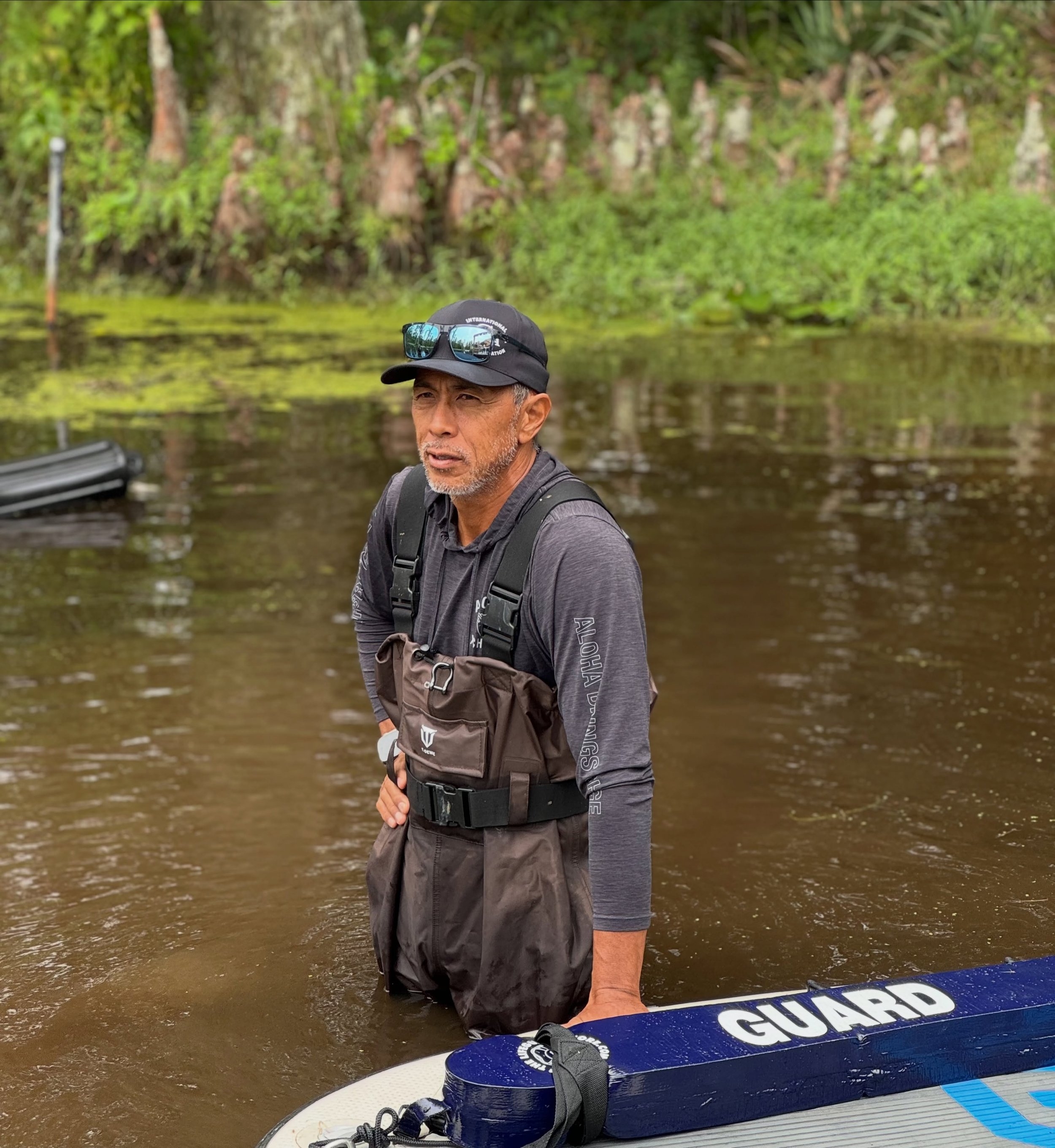 Happy Birthday to ISA Member &amp; Hawaiian Legend @makahacraigger . We are thankful to have you as a part of the team, wishing you nothing but the best today and every day! 

Photo : Righteous Gemstones S4&hellip; Rigging in Alligator infested swamp