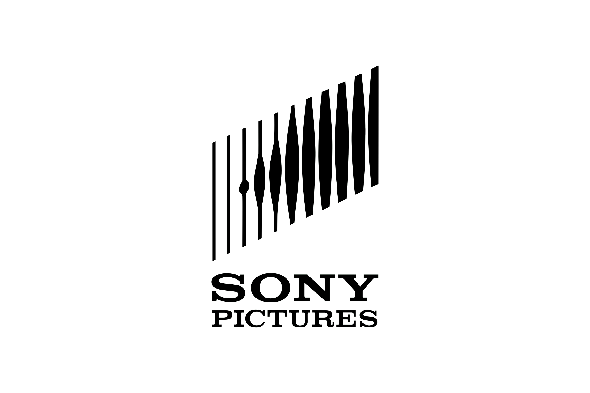 Outline of the Sony Pictures logo with a vertical line of star shapes above the word 'SONY' and the word 'PICTURES' underneath.