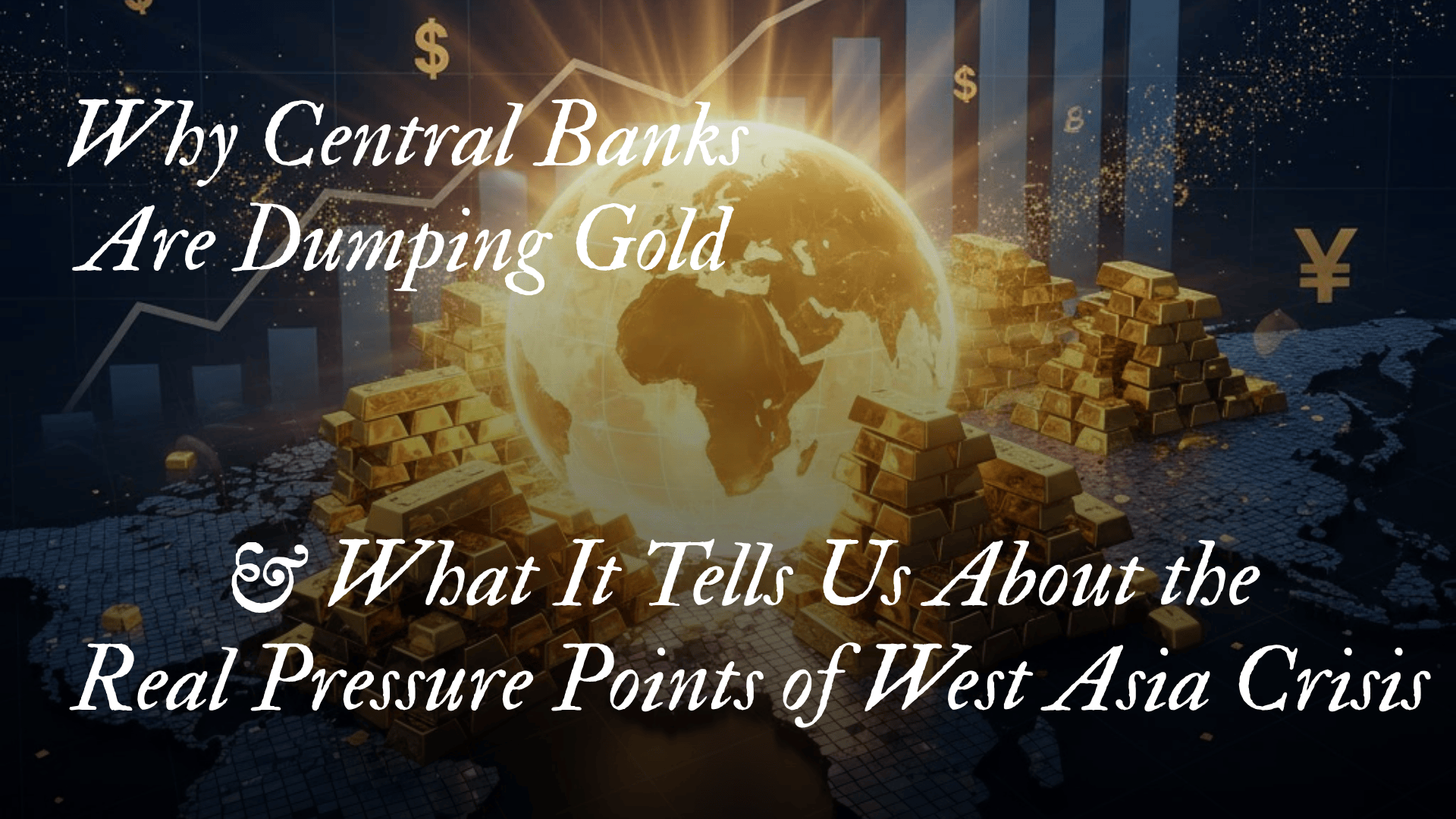 Why Central Banks Are Dumping Gold &amp; The Real Pressure Points of West Asia Crisis