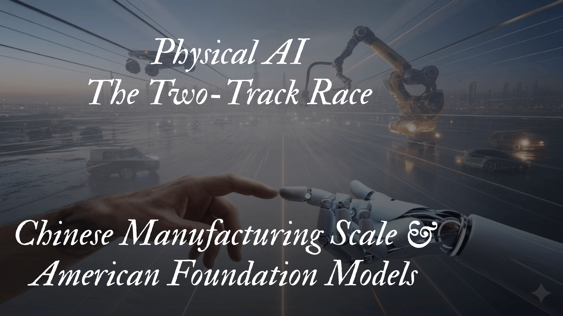 Physical AI - The Two-Track Race | Chinese Manufacturing Scale &amp; American Foundation Models