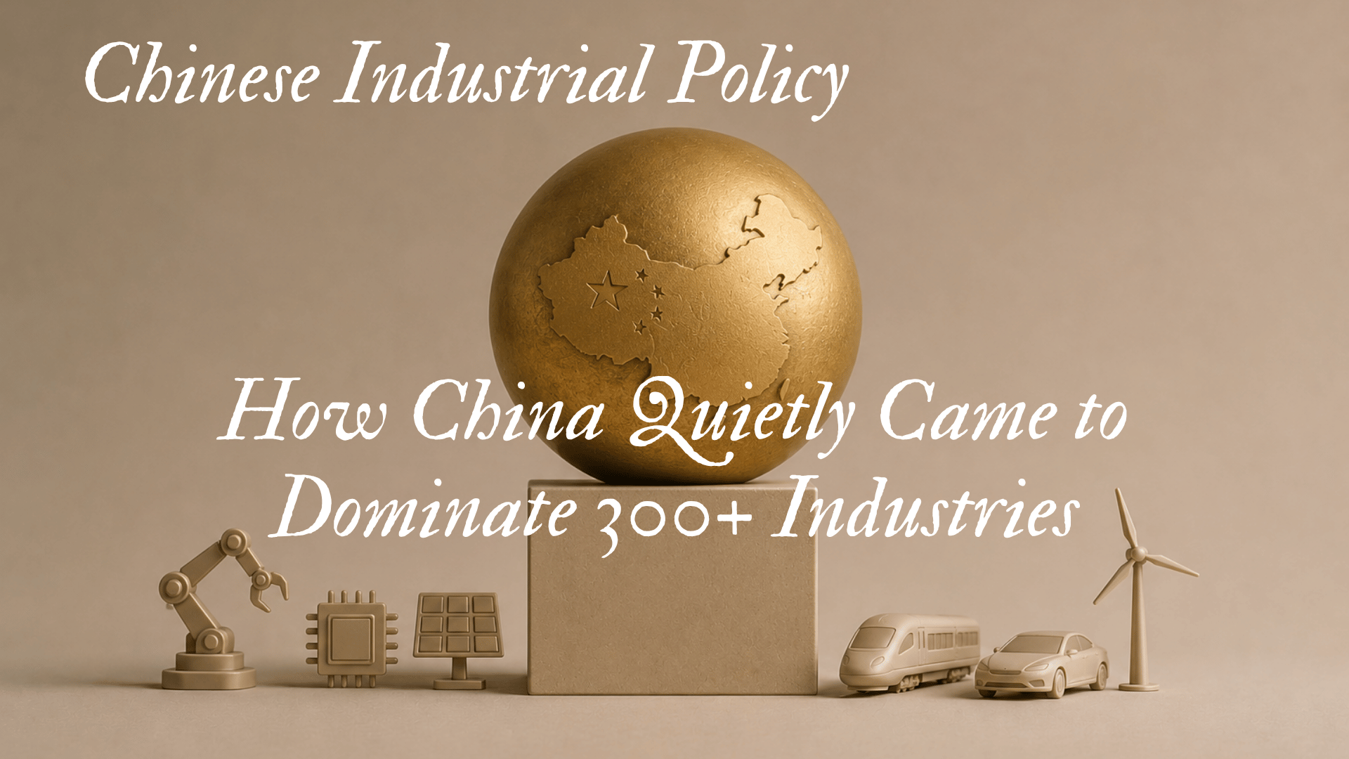 Chinese Industrial Policy | How China Quietly Came to Dominate 300+ Industries