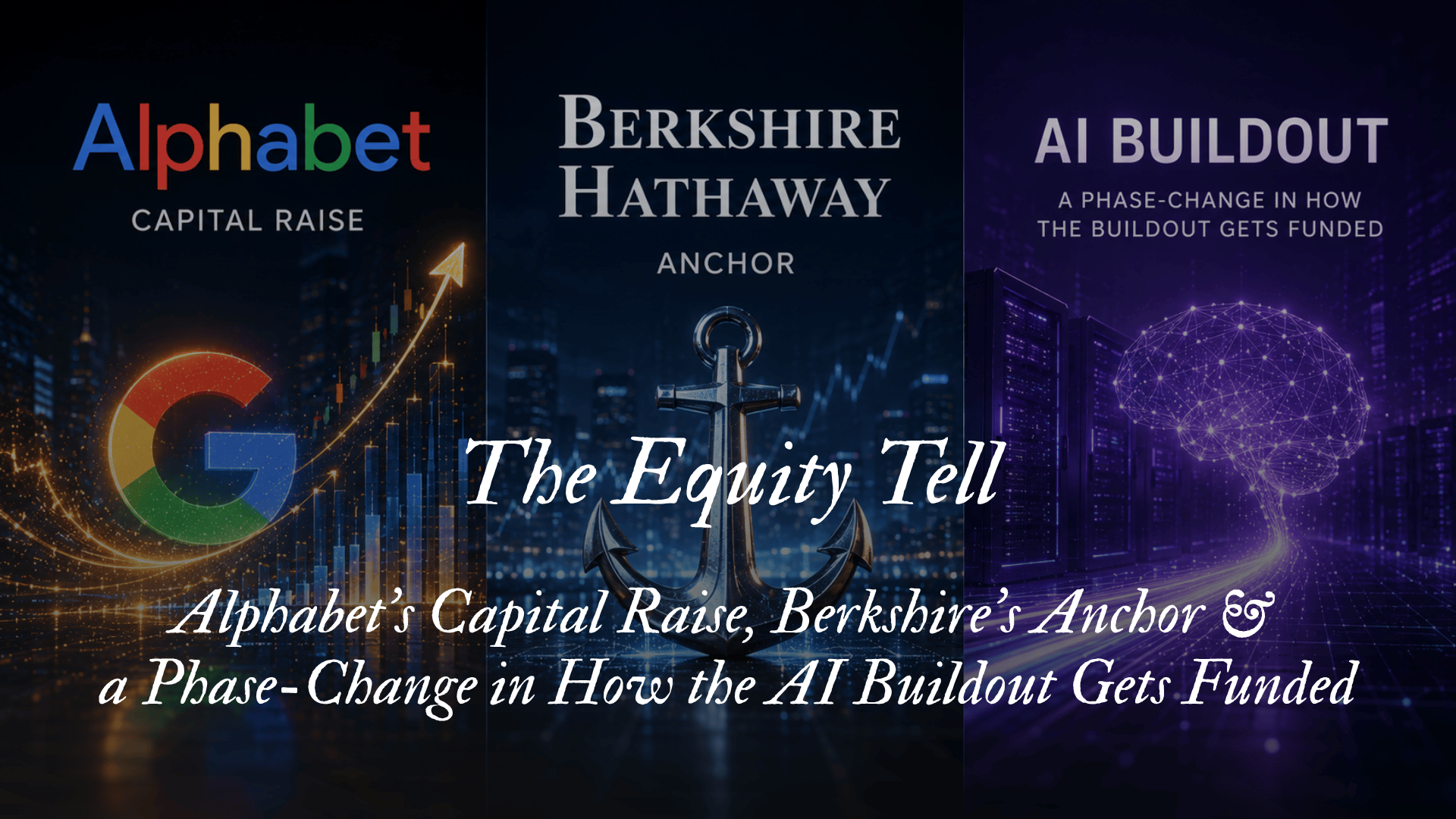 Alphabet's $80 Bn Capital Raise | Berkshire's Anchor, &amp; Phase-Change in AI Buildout Funding