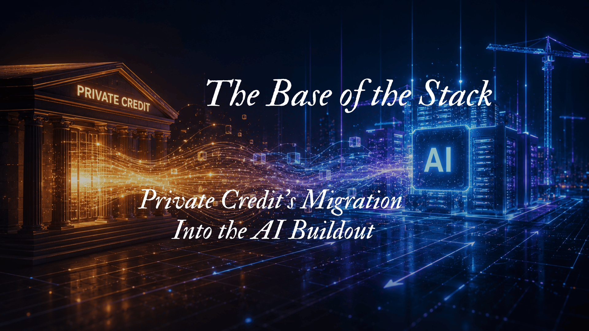 Private Credit's Migration Into the AI Buildout