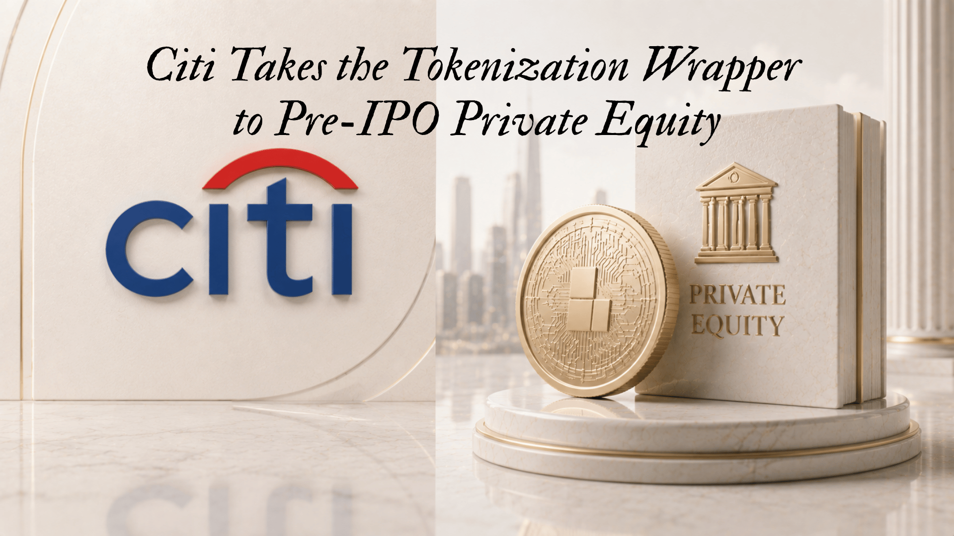 Citi Takes the Tokenization Wrapper to Pre-IPO Private Equity