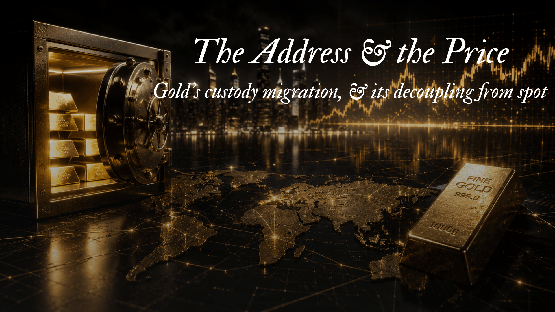 The Address &amp; the Price | Gold’s Custody Migration, &amp; its Decoupling from Spot