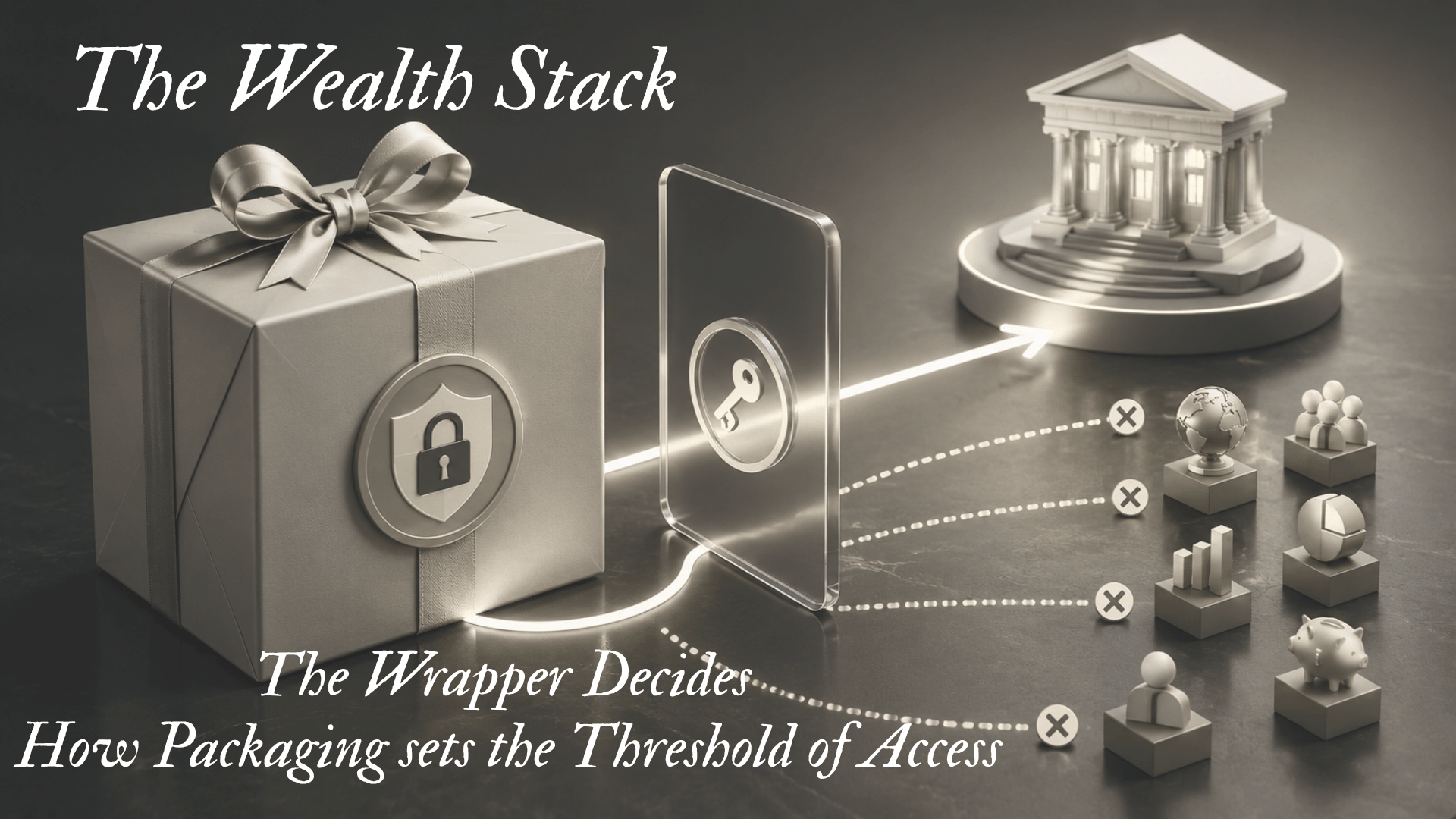 The Wealth Stack | The Wrapper Decides - How Packaging sets the Threshold of Access