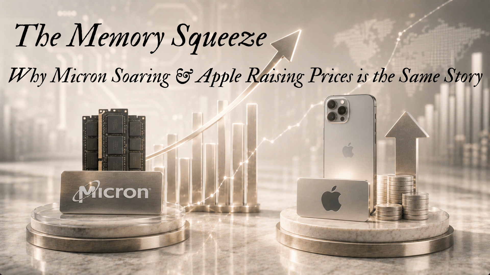 The Memory Squeeze | Micron Soaring &amp; Apple Raising Prices is the Same Story