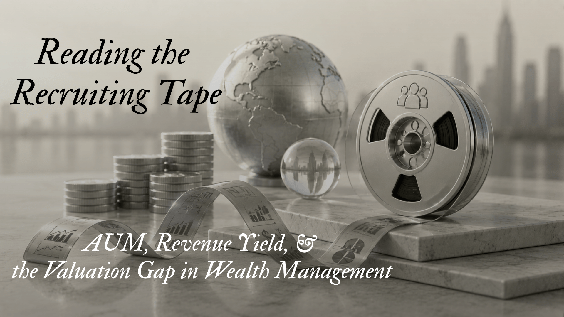 Reading the Recruiting Tape | AUM, Revenue Yield, &amp; the Valuation Gap in Wealth Management