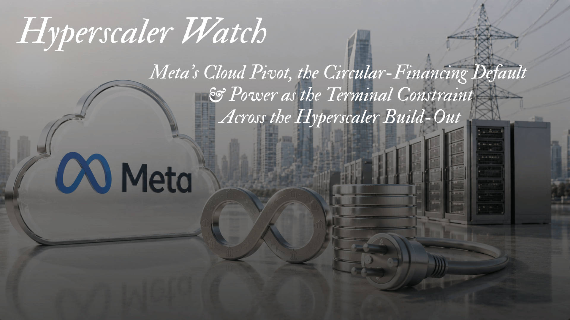 Hyperscaler Watch | Meta’s Cloud Pivot, the Circular-Financing Default &amp; Power as the Terminal Constraint Across the Hyperscaler Build-Out