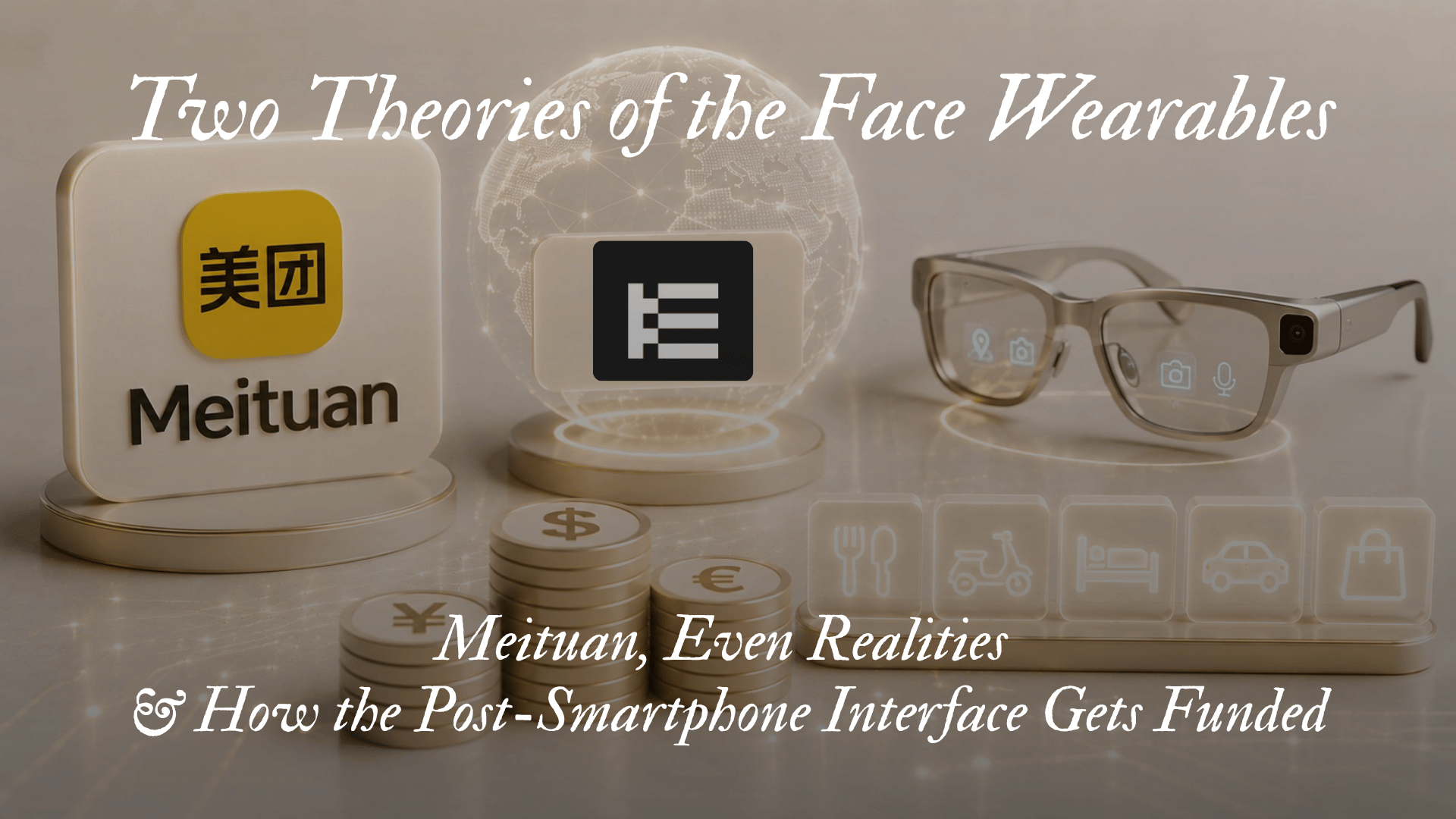 Two Theories of the Face Wearables | Meituan, Even Realities &amp; How the Post-Smartphone Interface Gets Funded