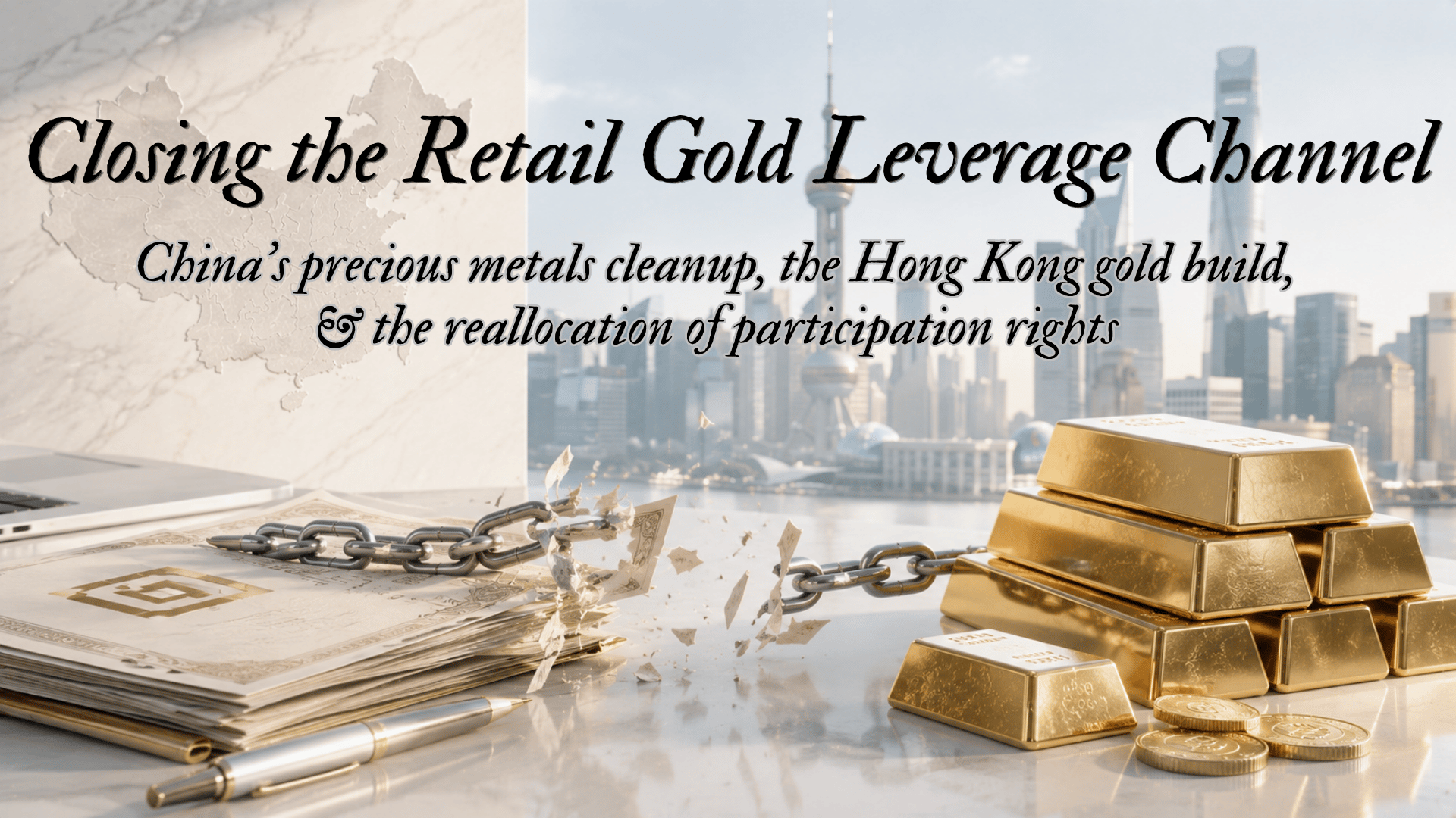 Closing the Retail Gold Leverage Channel | China's Precious Metals Cleanup, Hong Kong Gold Build, &amp; Reallocation of Participation Rights