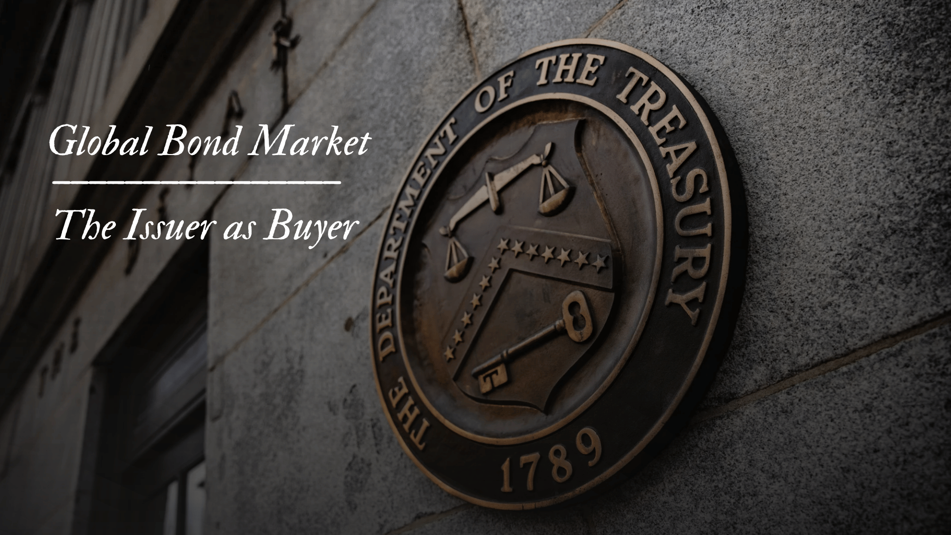 Global Bond Market | The Issuer as Buyer