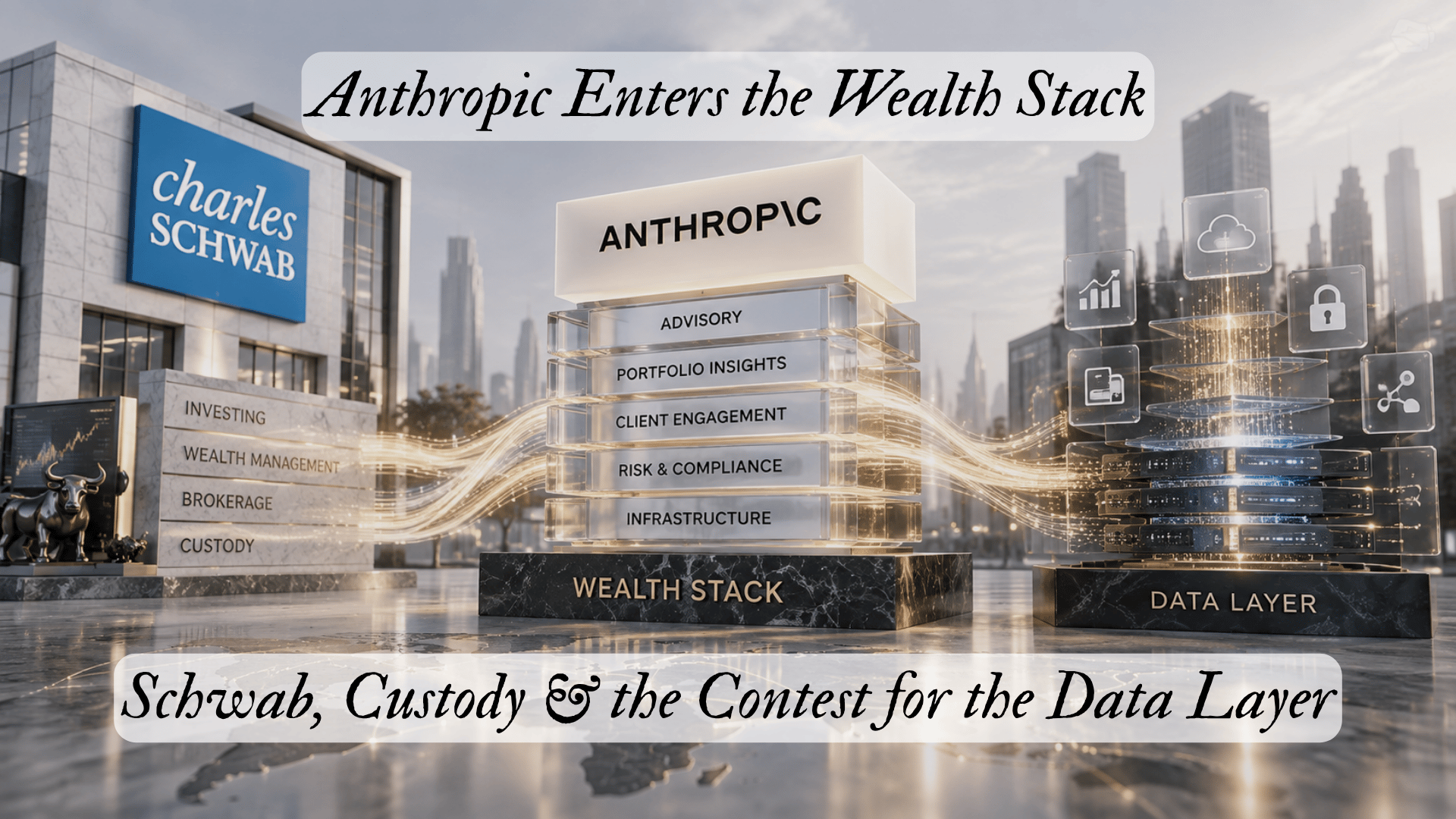 Anthropic Enters the Wealth Stack | Schwab, Custody, and the Contest for the Data Layer