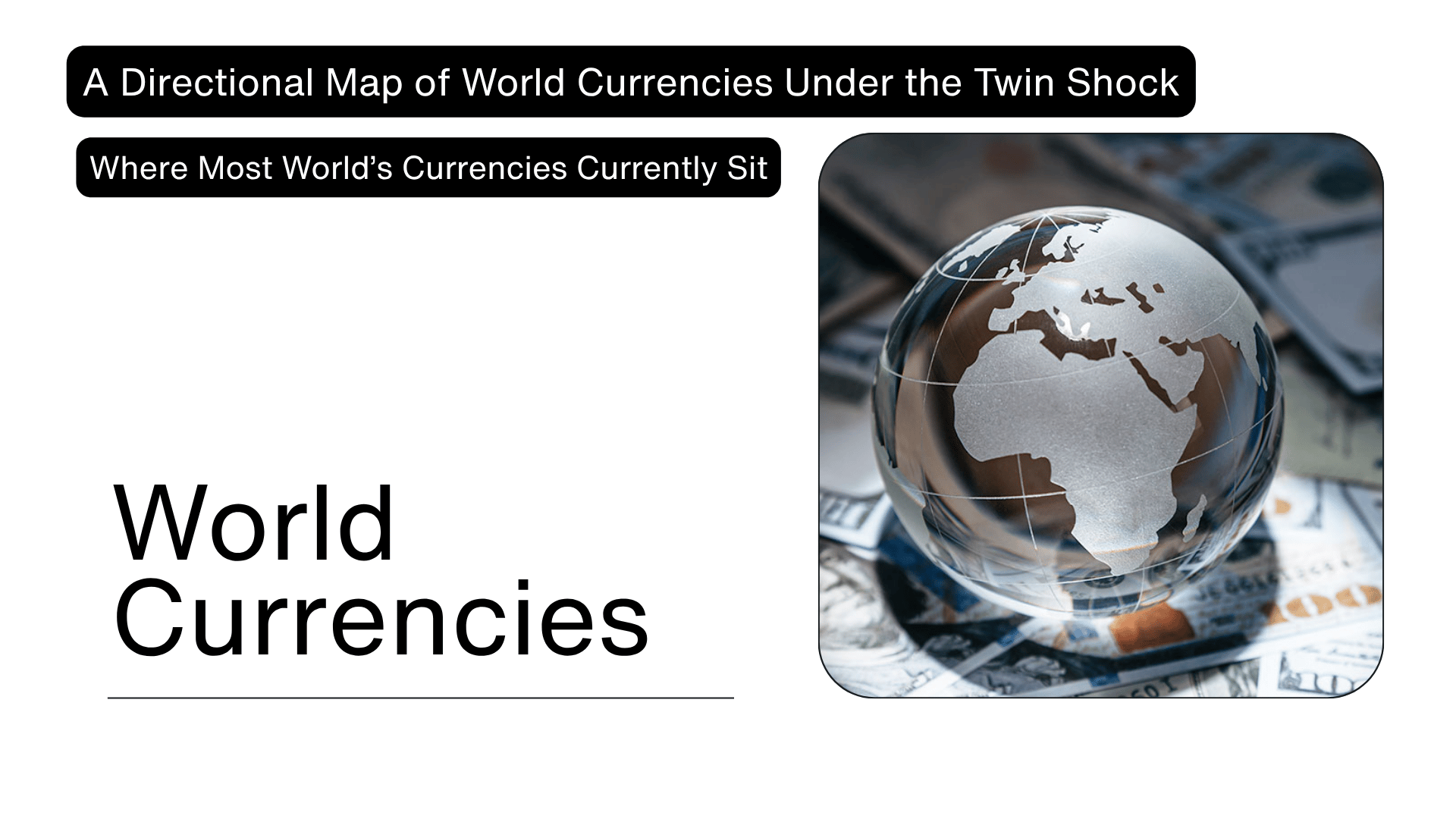 A Directional Map of World Currencies Under the Twin Shock