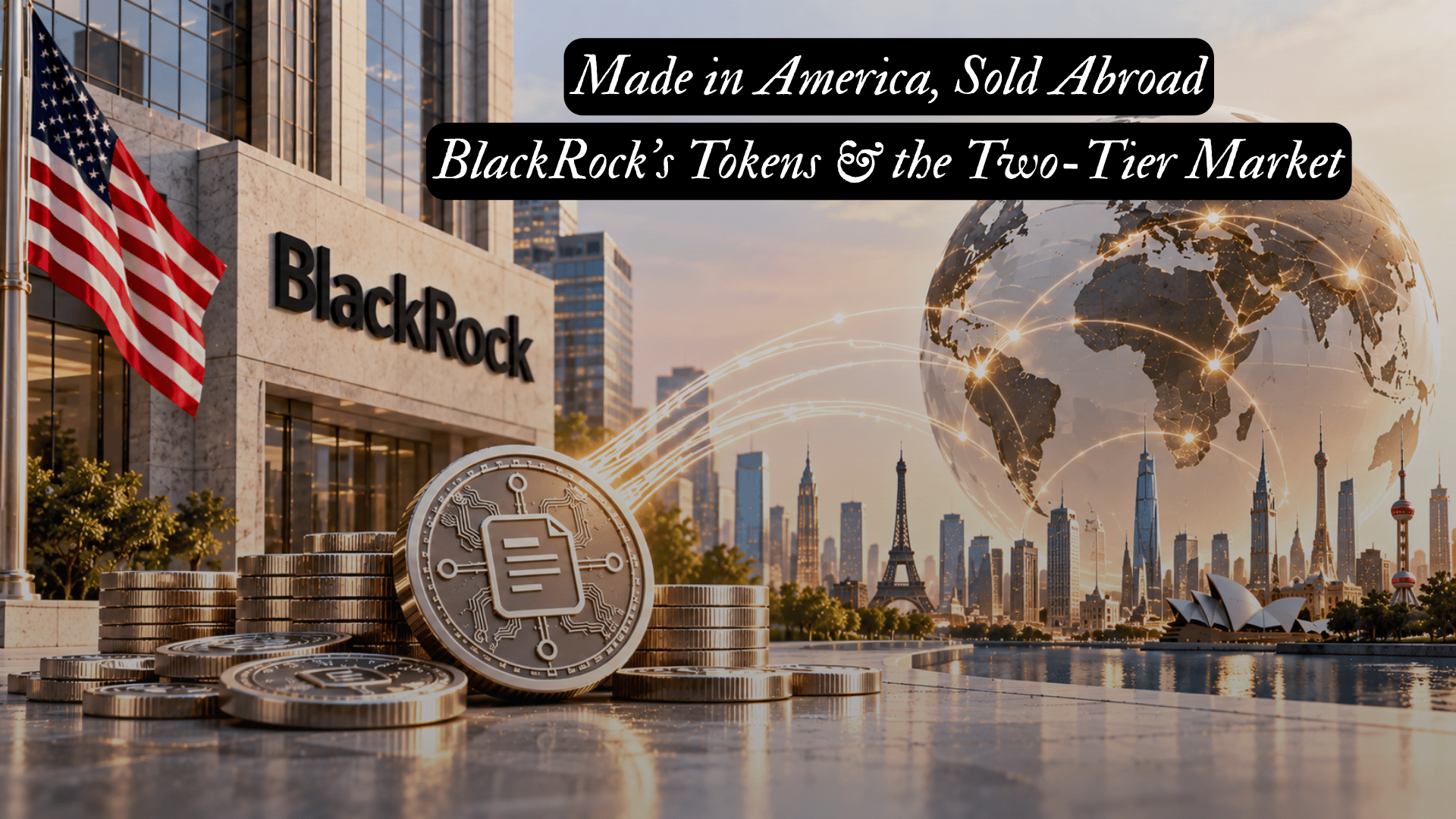 Made in America, Sold Abroad | BlackRock's Tokens &amp; the Two-Tier Tokenization Market