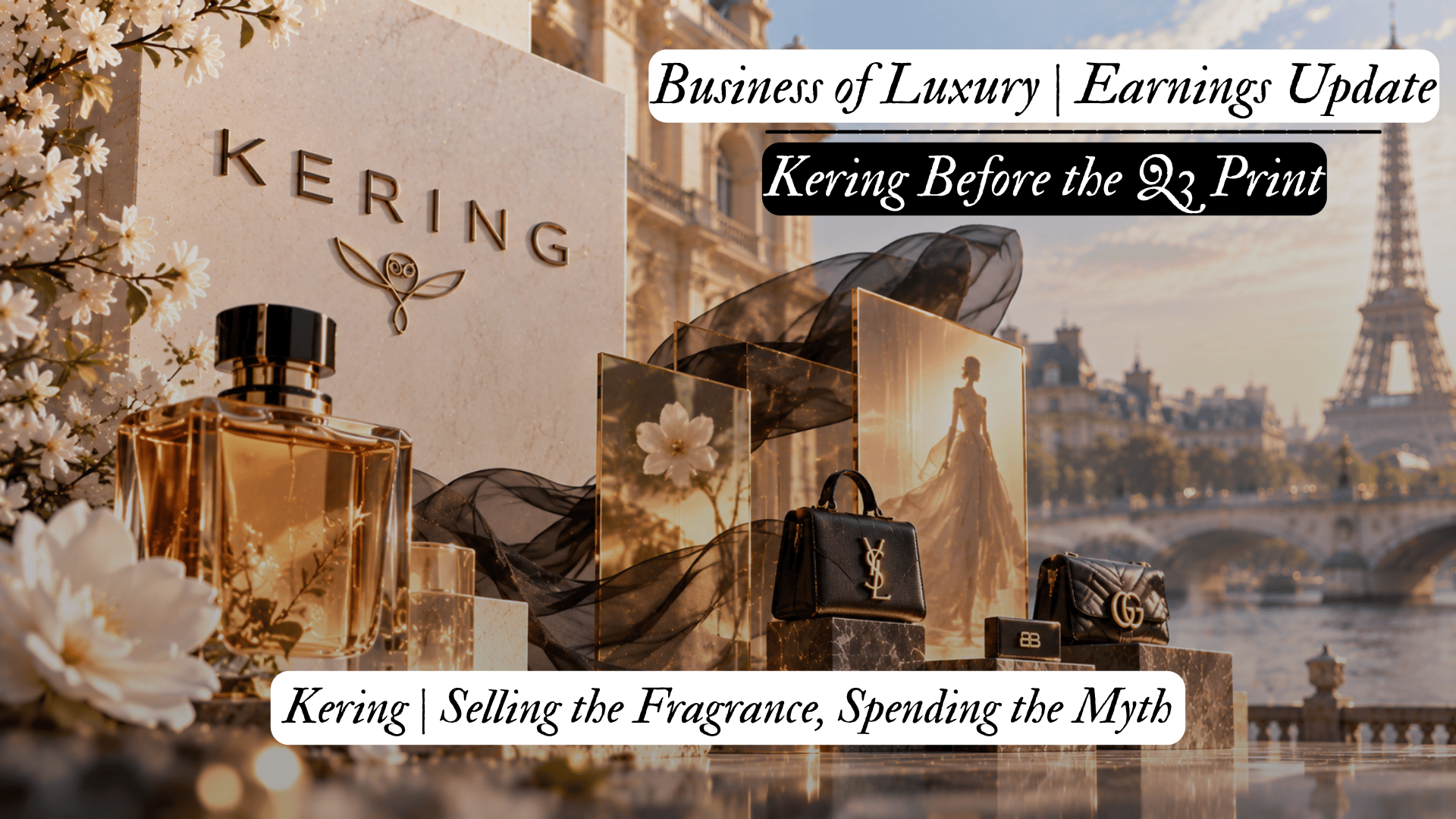 Business of Luxury | Earnings Update | Kering Before the Q3 Print | Selling the Fragrance, Spending the Myth