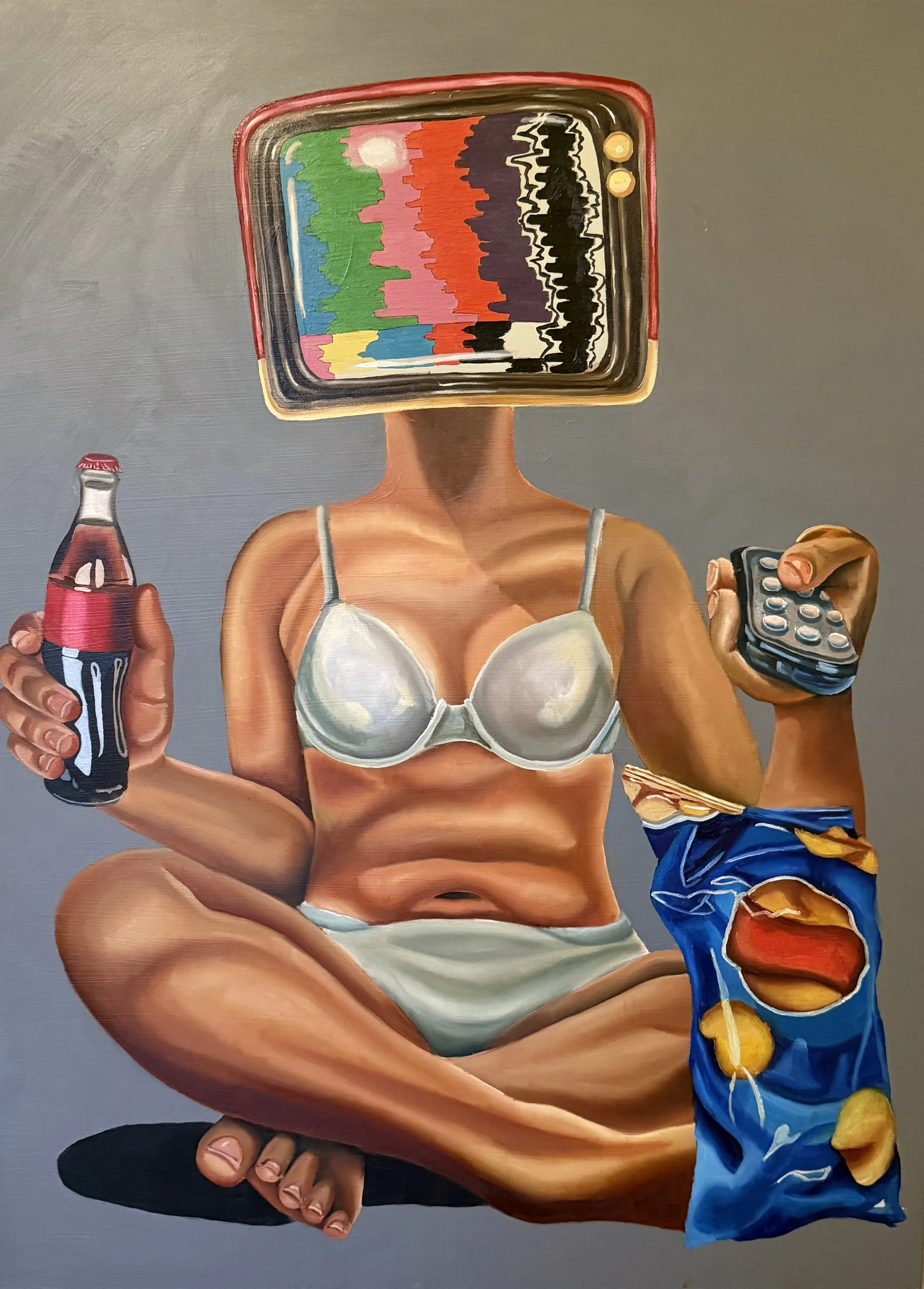 mixed media on canvas 30 x 40