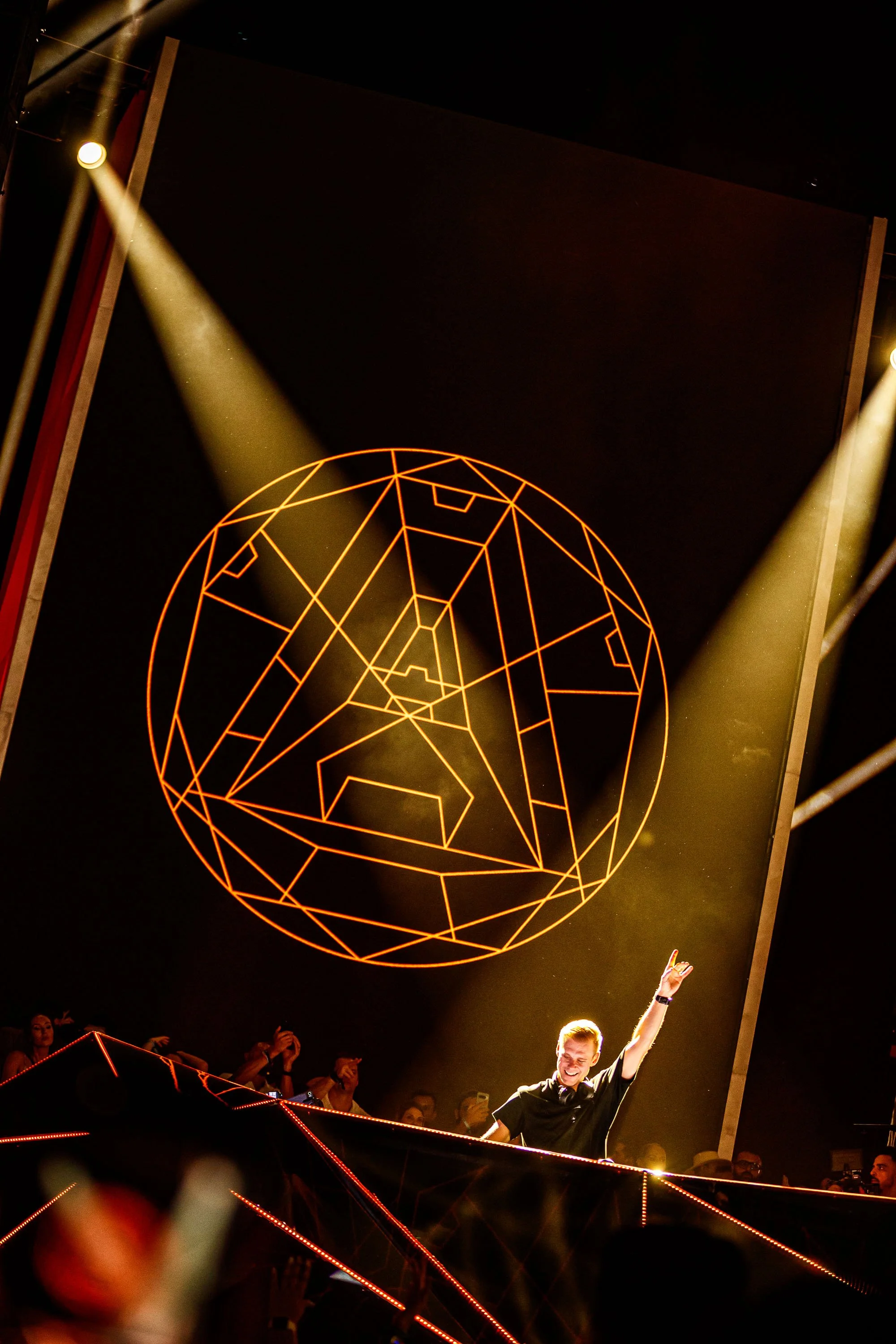 DJ Armin van Buuren acting live in Ras Al Khaimah