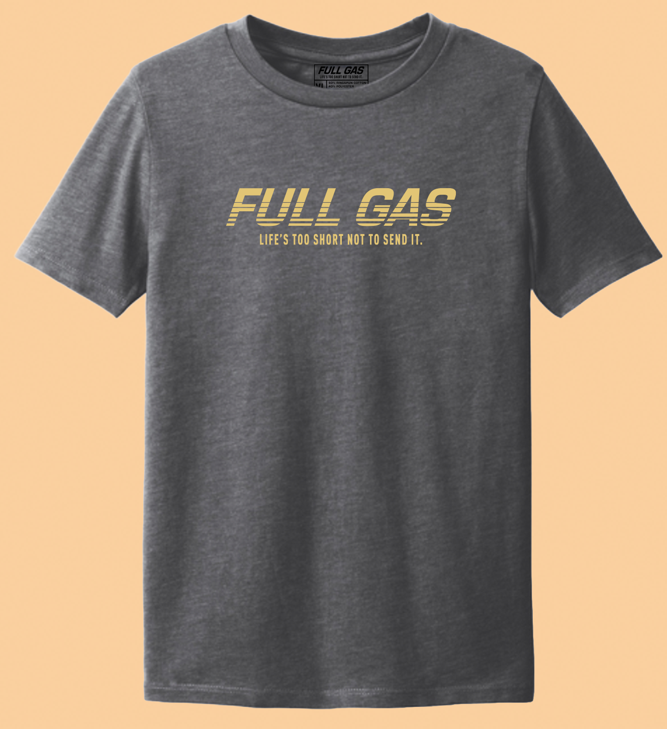 Groms FG Billboard Tee - Charcoal / Gold