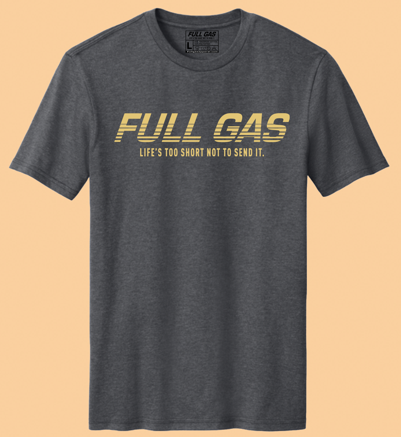 FG Billboard Tee - Charcoal / Gold