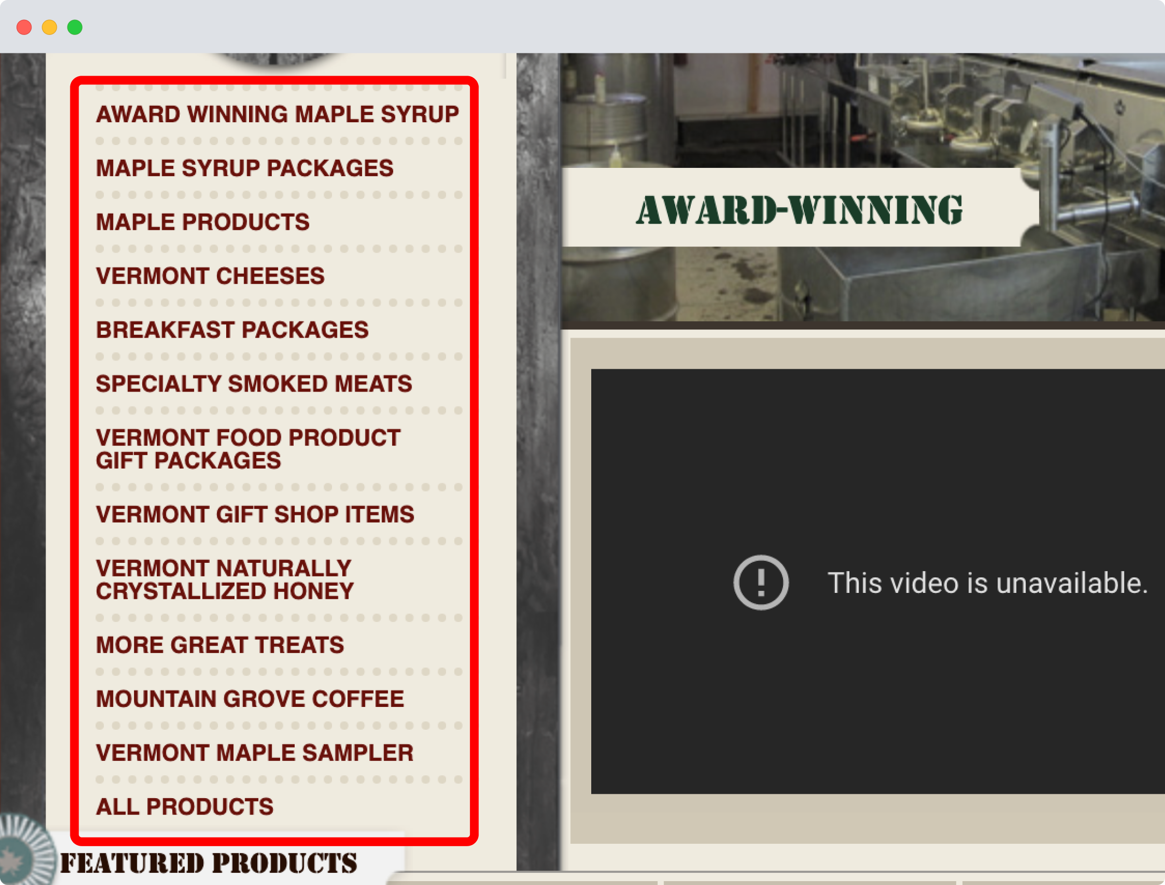 overwhelming navigation