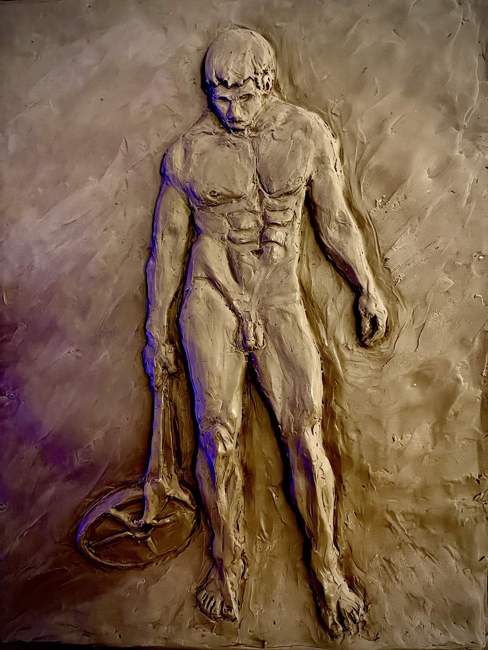 The Weight,
Oil & Wax-Based Clay,
11"x14",
2026.