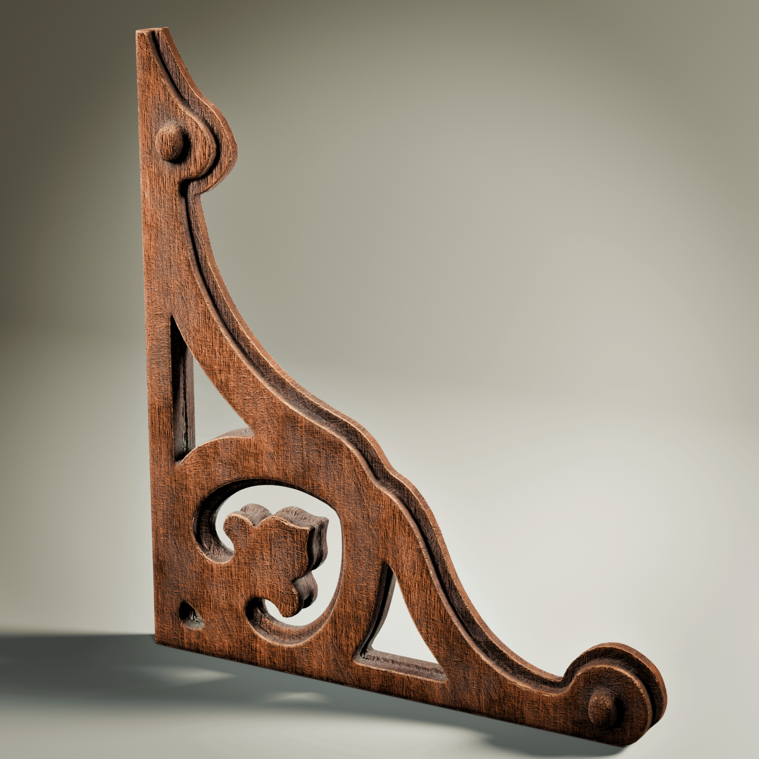 Corbel 3D Model 2025 (Modeling, Texturing, Lighting)
