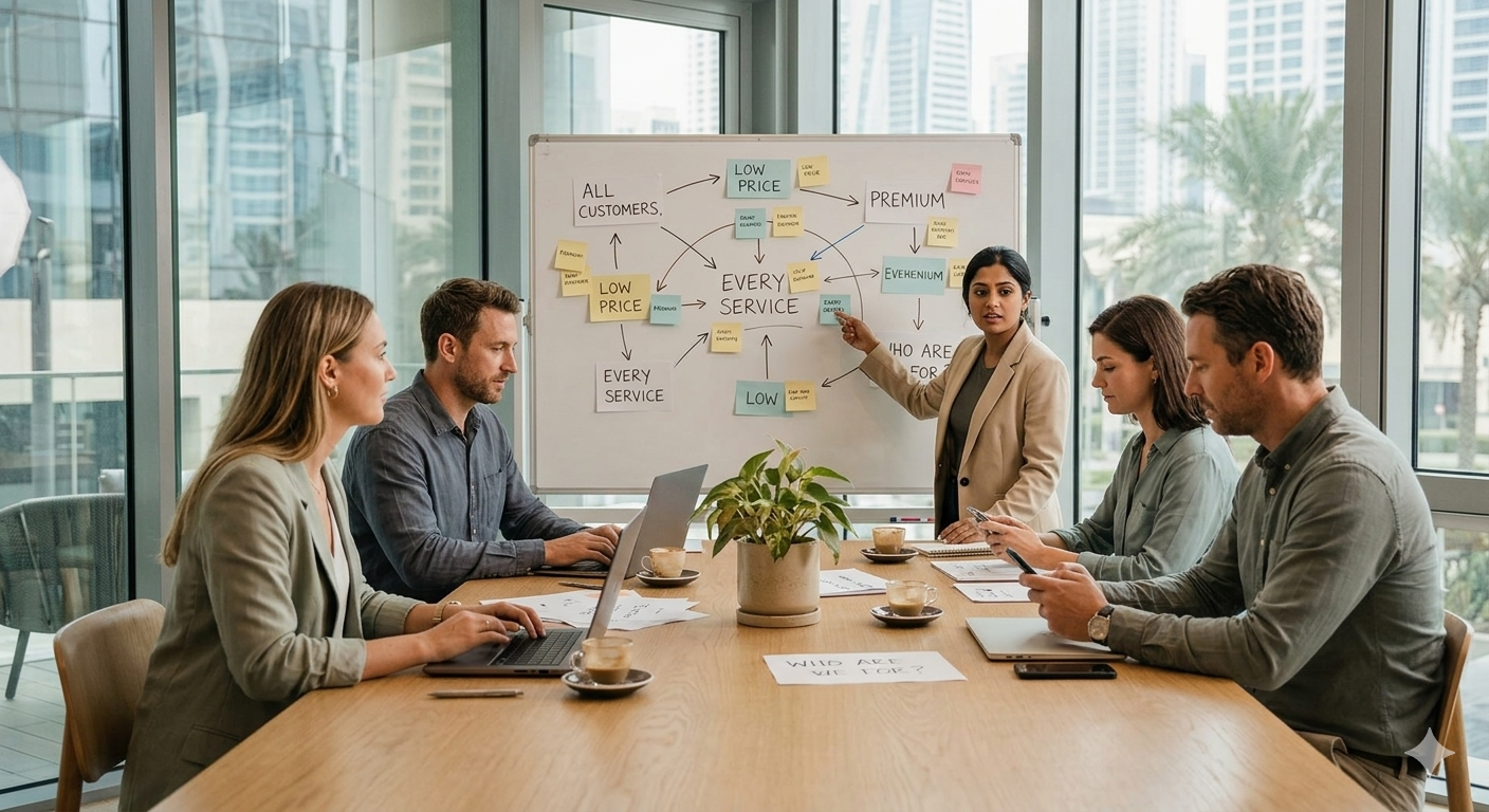 Brand Positioning Business Commercial Sales