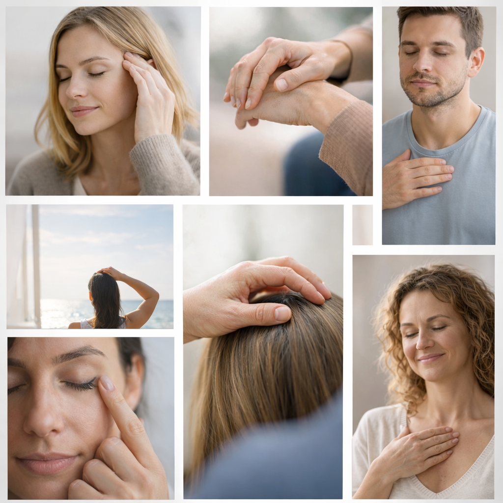 Examples of people experiencing EFT /tapping.