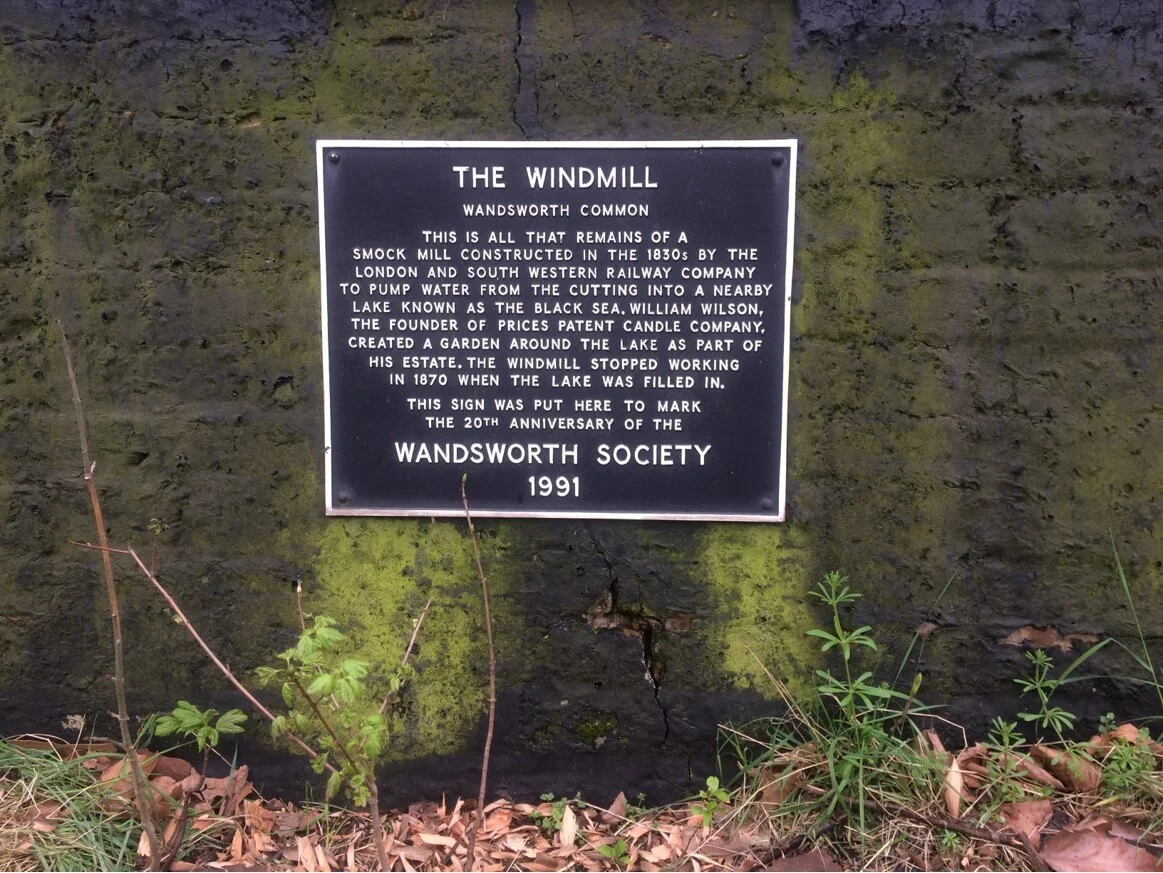 Wandsworth Common Windmill Plaque