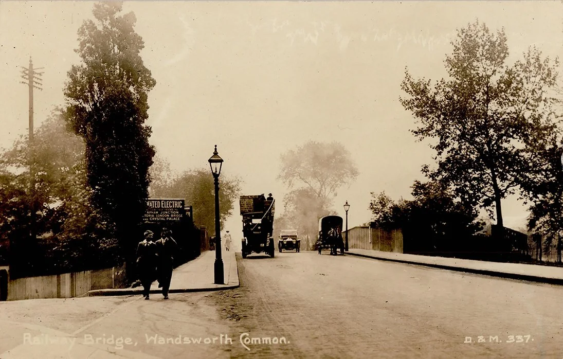 The railway bridge on Bellevue Road (digital)