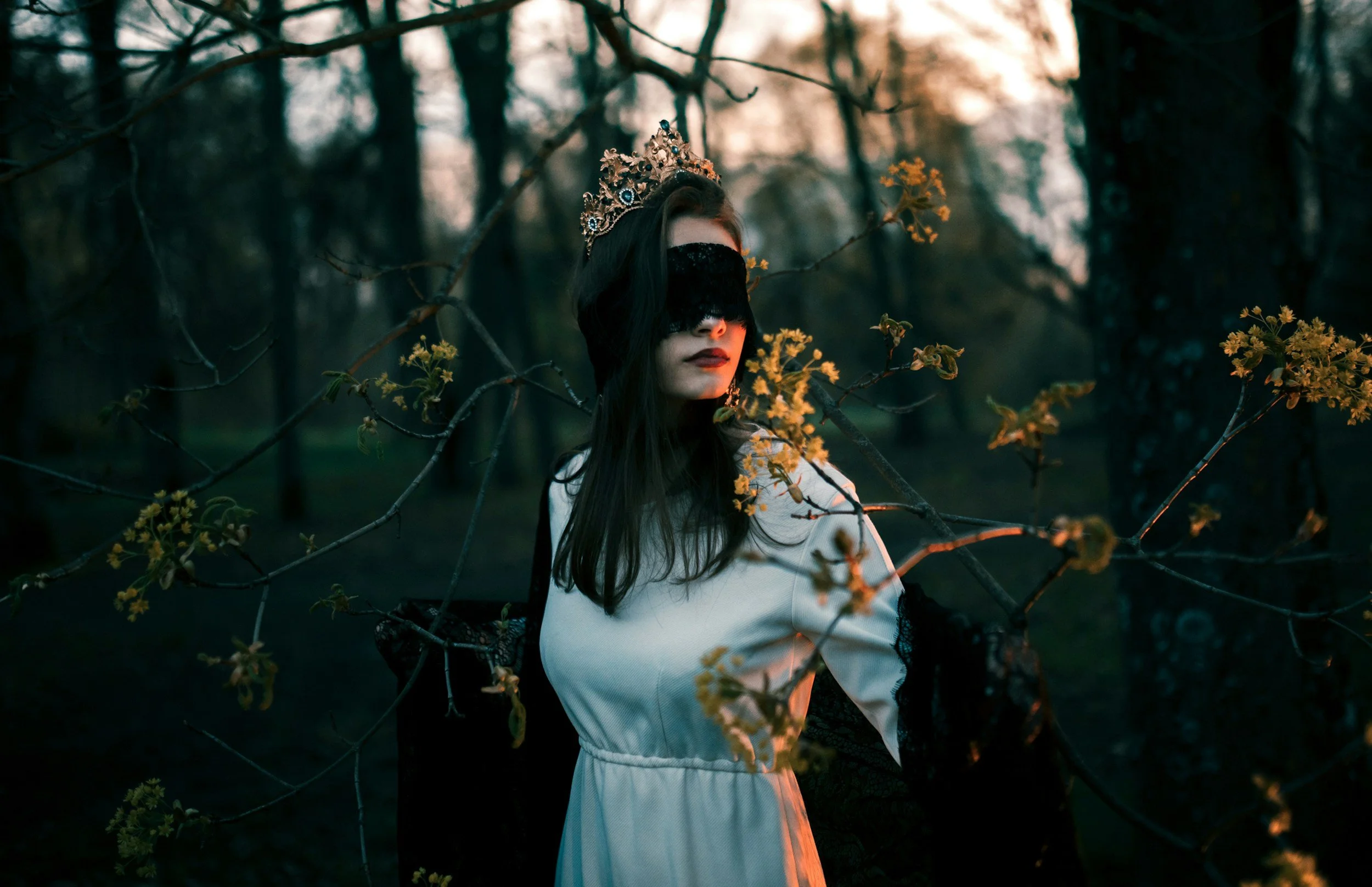 The Pariah Vestal in the sacred forest. A symbol of the sovereignty and provocative art found within the Inner Circle. Join the sanctuary for unfiltered archives and exclusive live rituals.