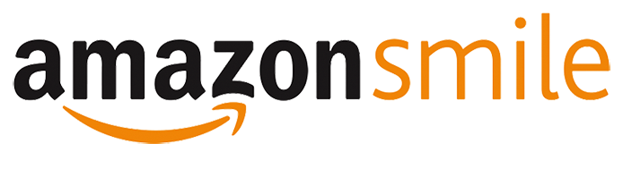 Amazon Smile logo with black, orange, and yellow colors and a curved arrow below the text.