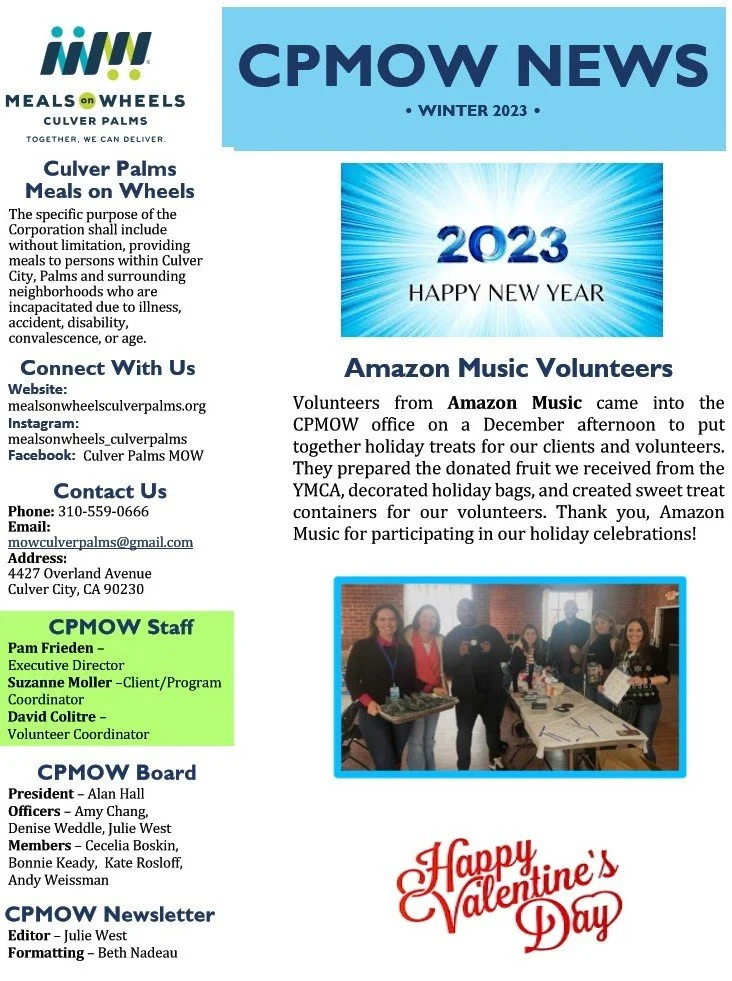 Newsletter page 1