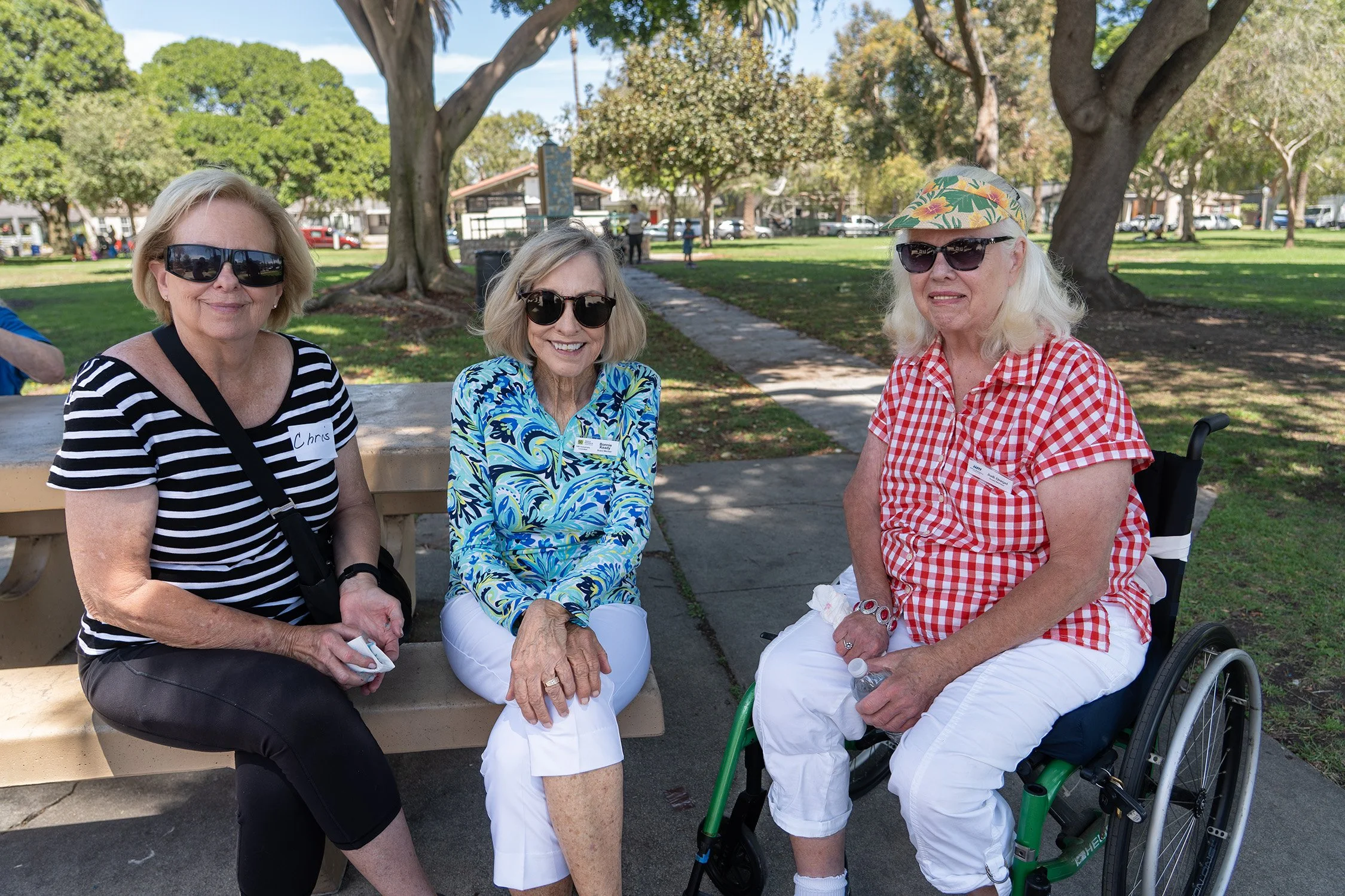 Chris Volunteer, Bonnie, and Judi Oergel board members.jpg
