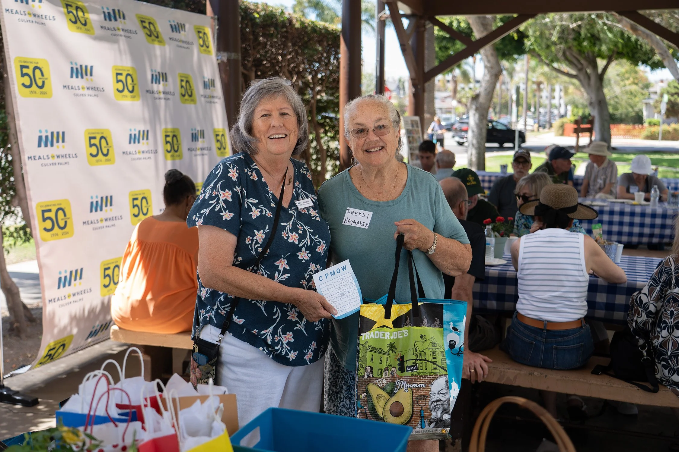Julie with Volunteer Freddi who won.jpg
