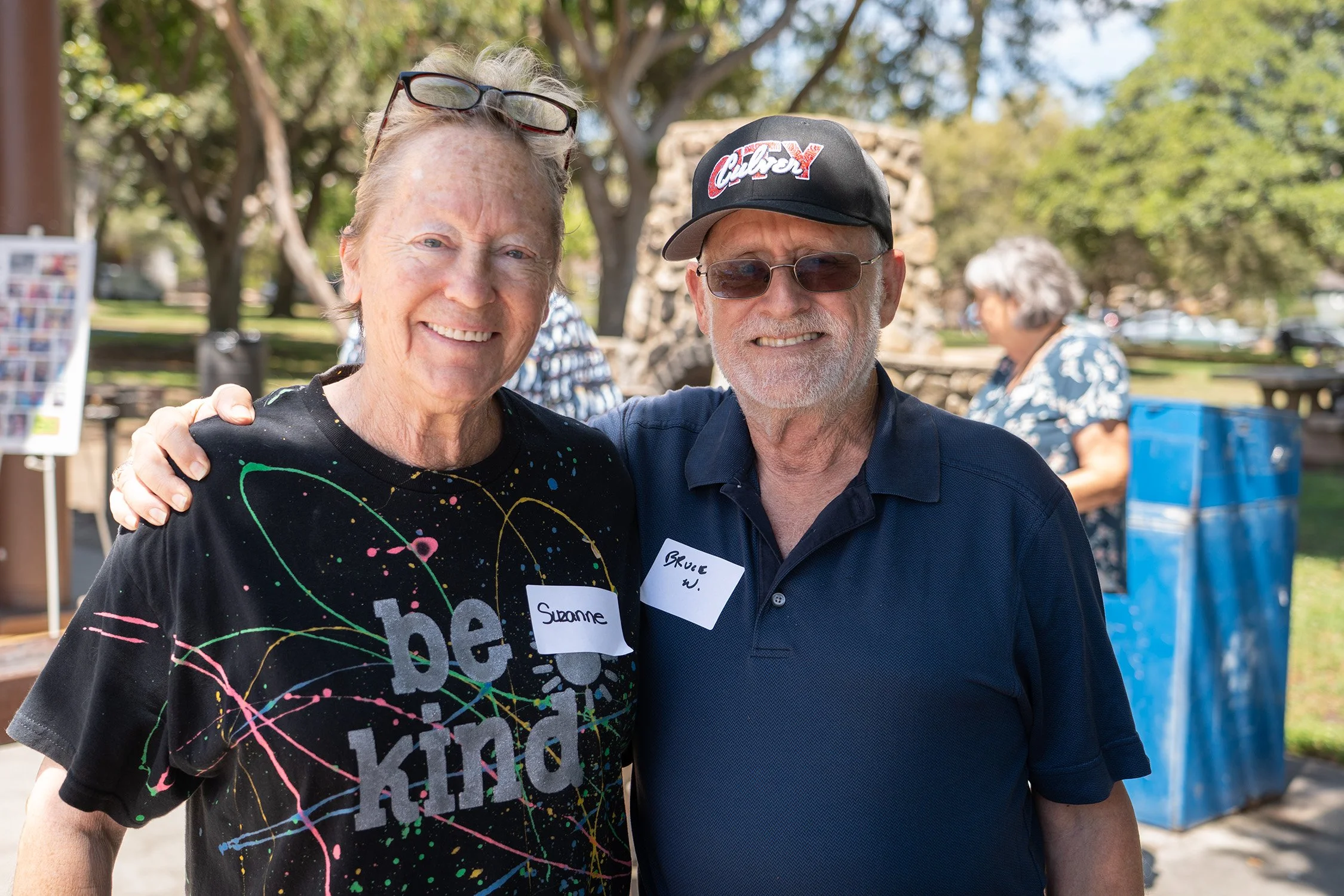 Suzanne Program Coordinator and Bruce W. volunteer packer.jpg
