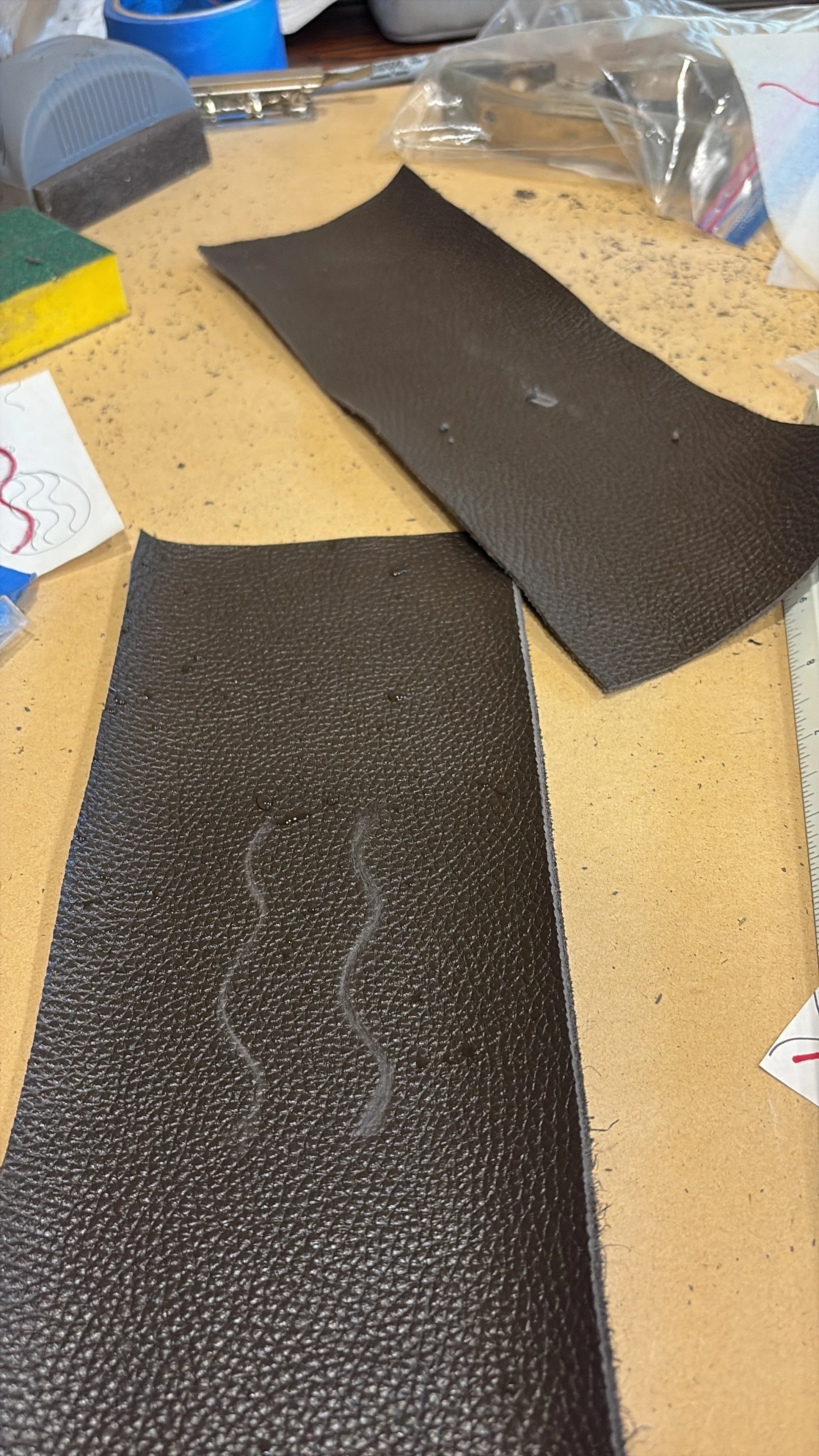 Dubbels Bible spine in progress