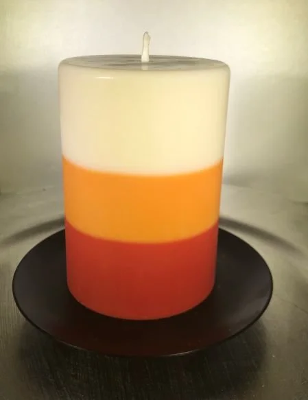 Amber Sunset - Pillar Candle