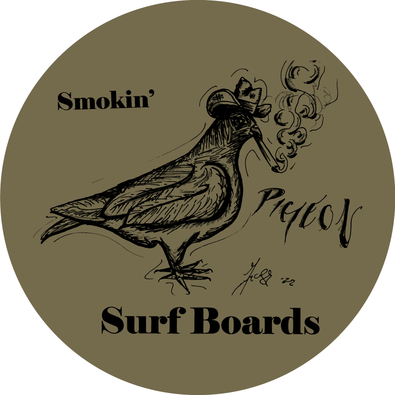 Original Smokin Pigeon Sticker